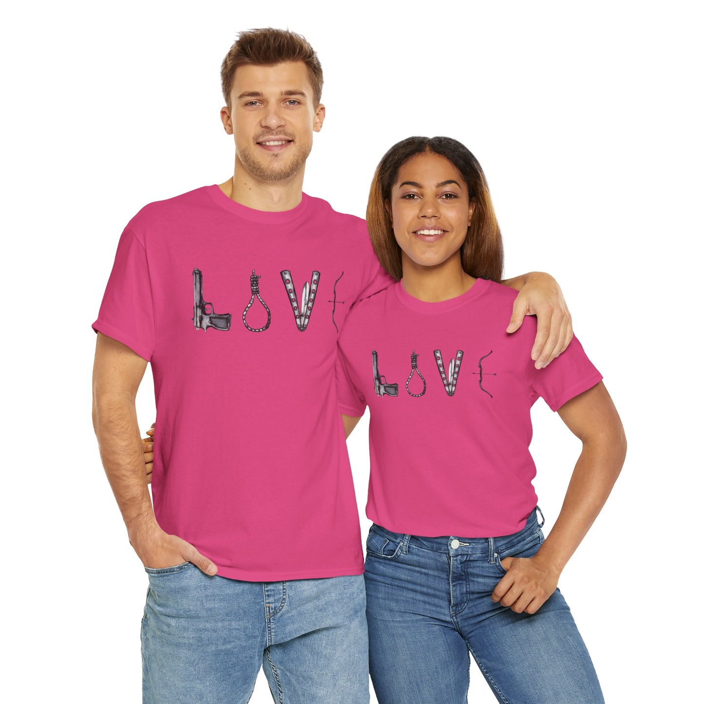 Love Is Death Unisex Heavy Cotton Tee