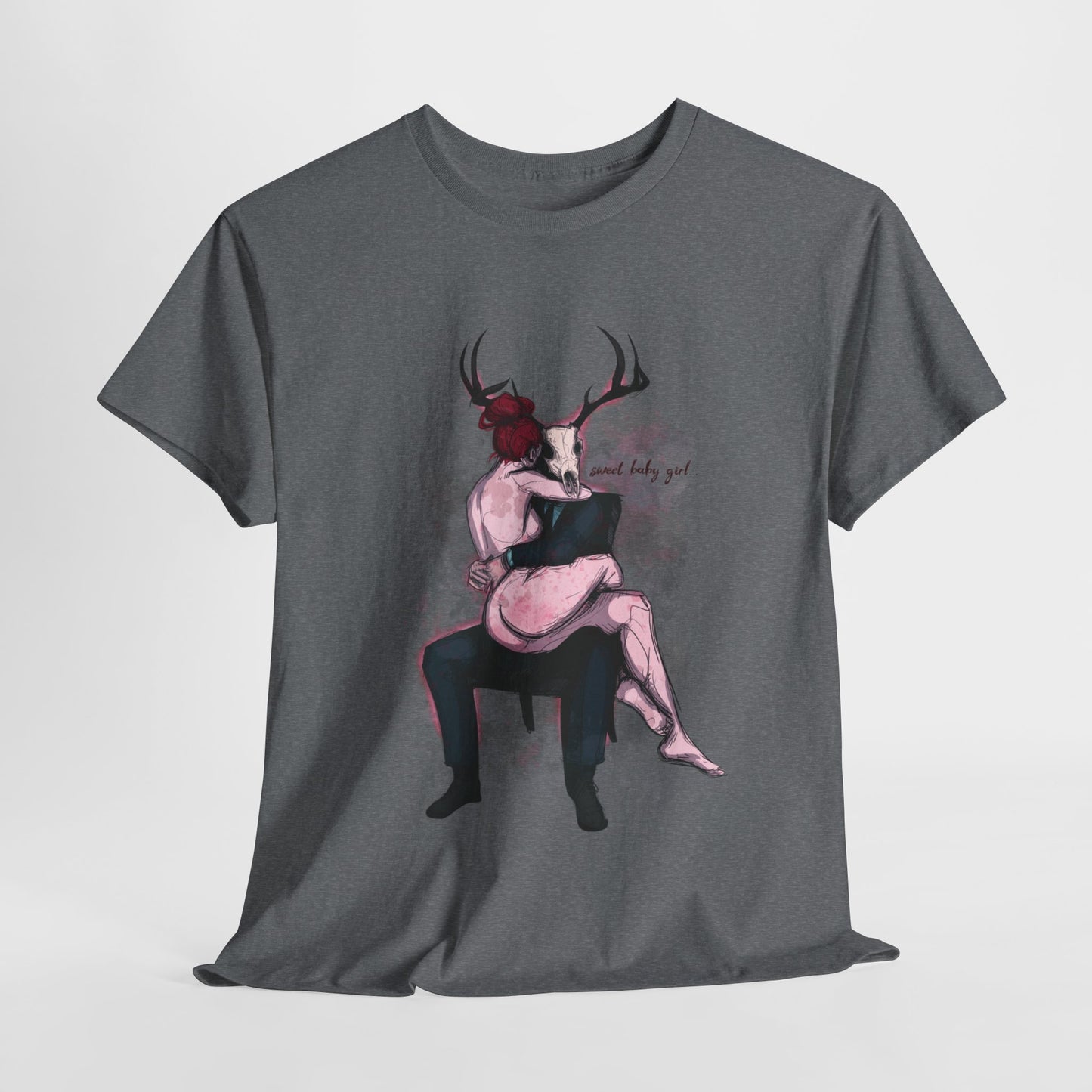 Deer Daddy Series 3: Sweet Baby Girl Unisex Heavy Cotton Tee