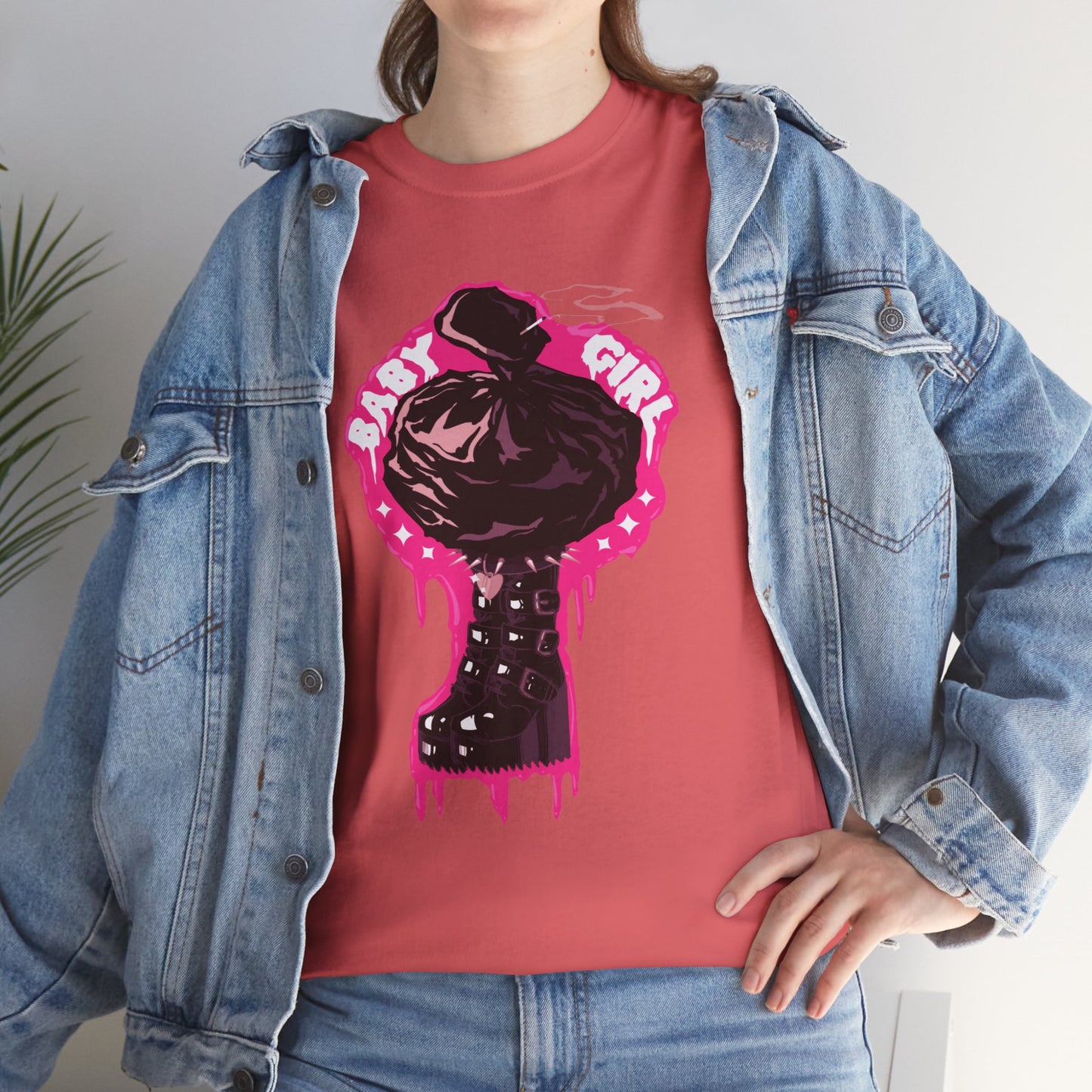 Trash Baby Girl Unisex Heavy Cotton Tee