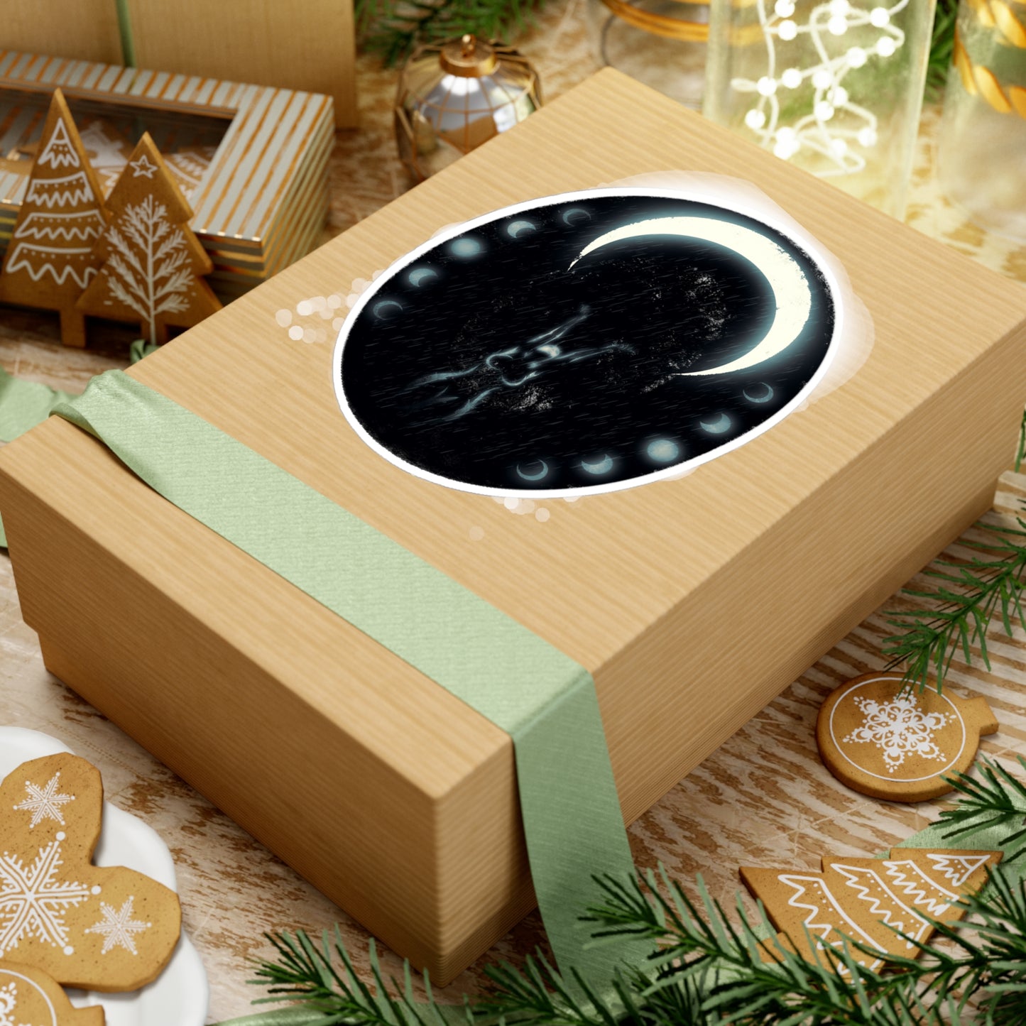 Moon Bath Kiss-Cut Vinyl Decal