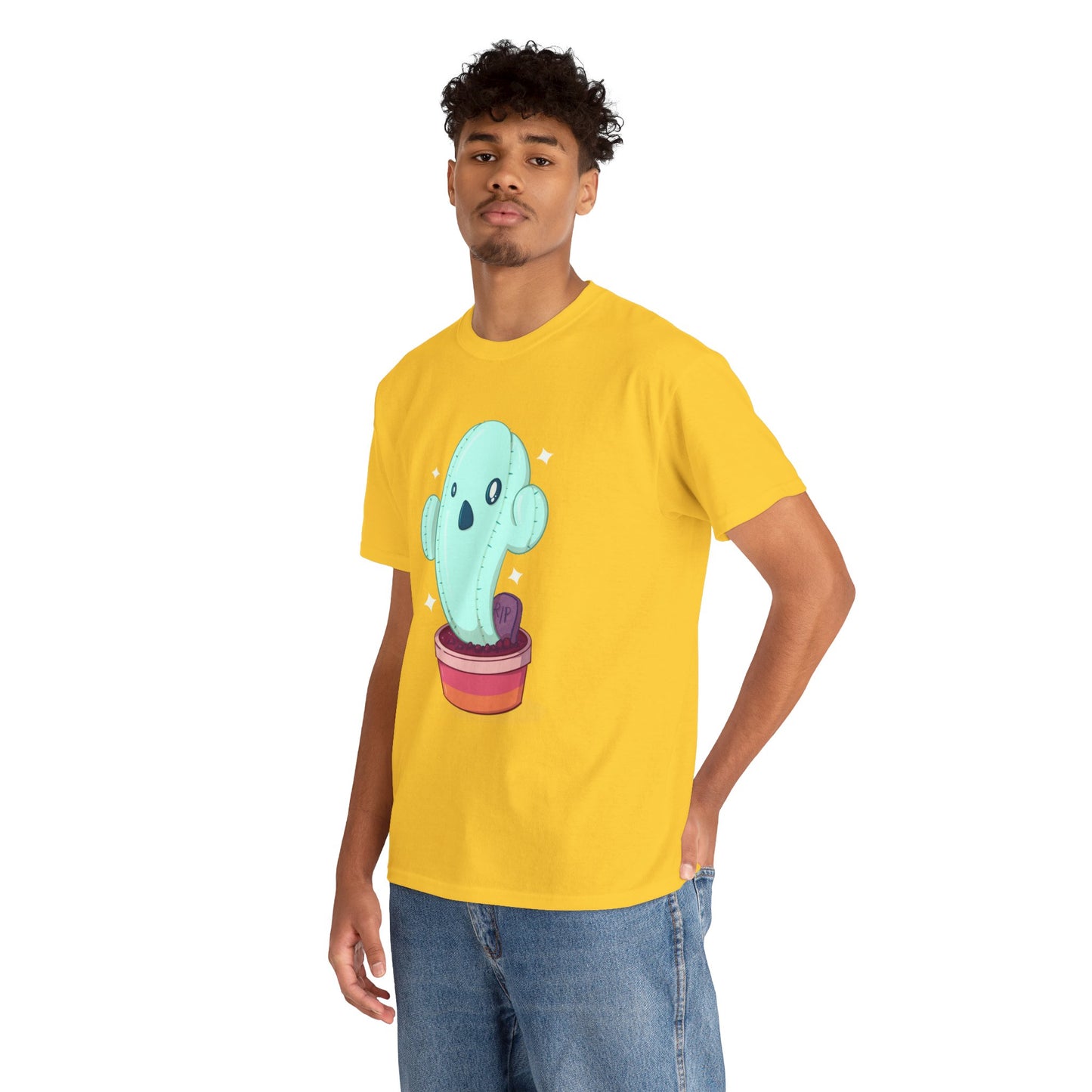 Spooky Succulent Unisex Heavy Cotton Tee
