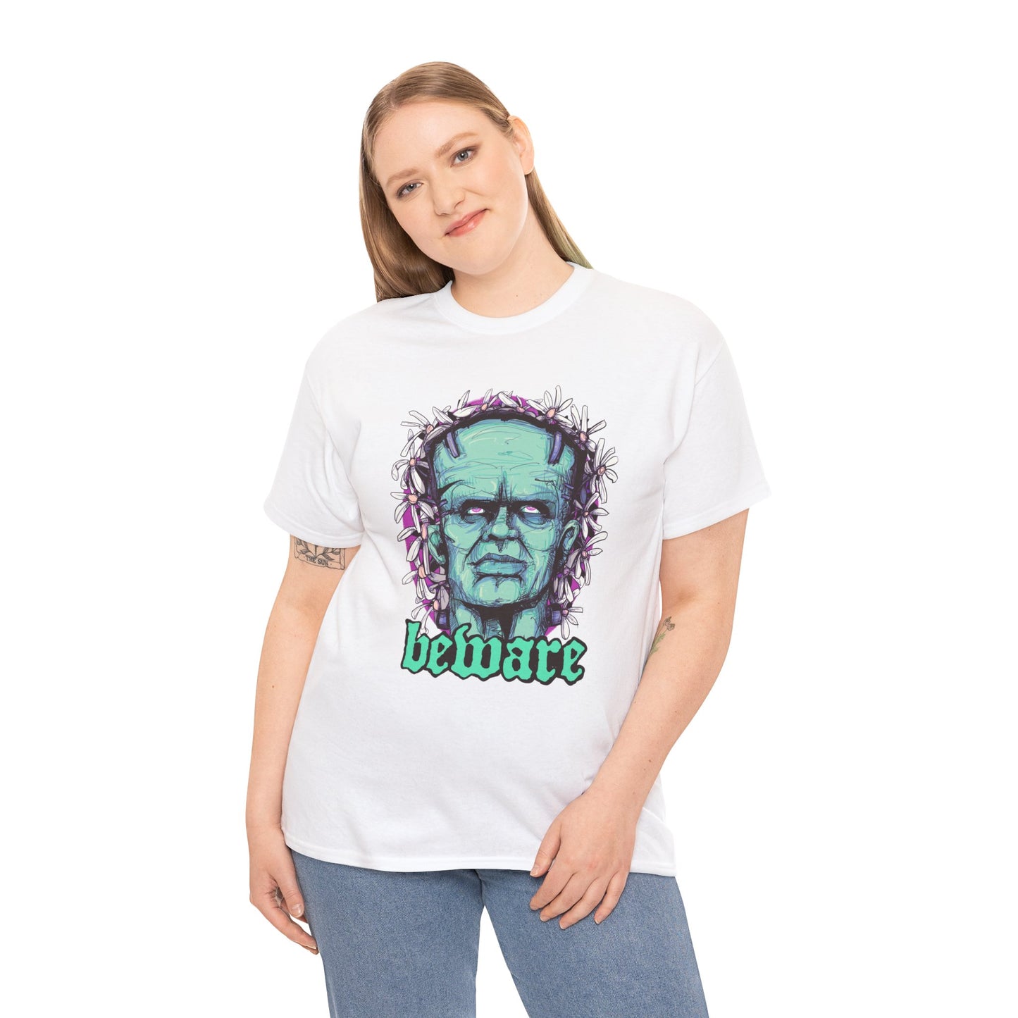Beware Unisex Heavy Cotton Tee