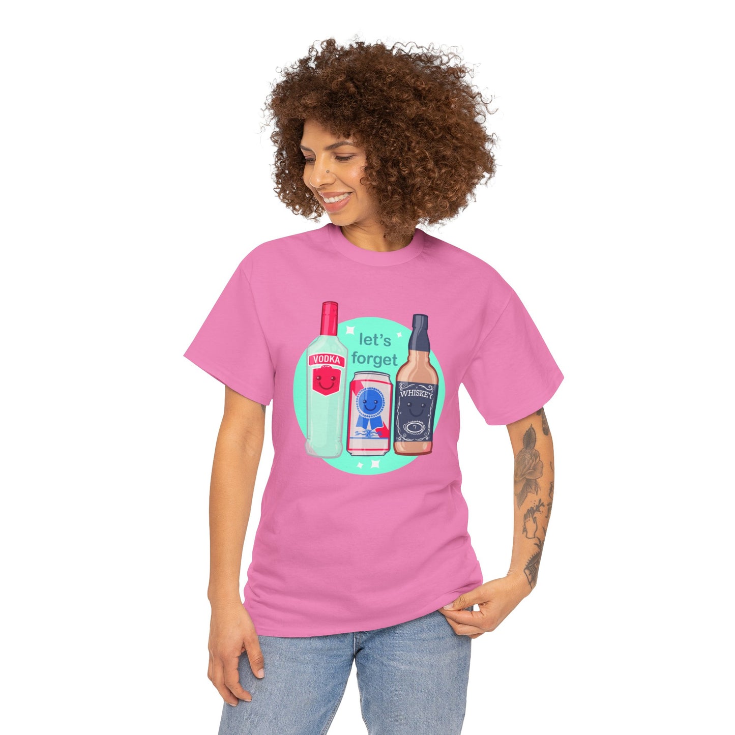 Let's Forget Unisex Heavy Cotton Tee