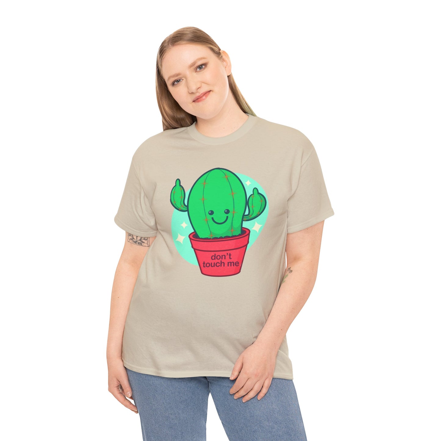 Don't Touch Me Unisex Heavy Cotton Tee