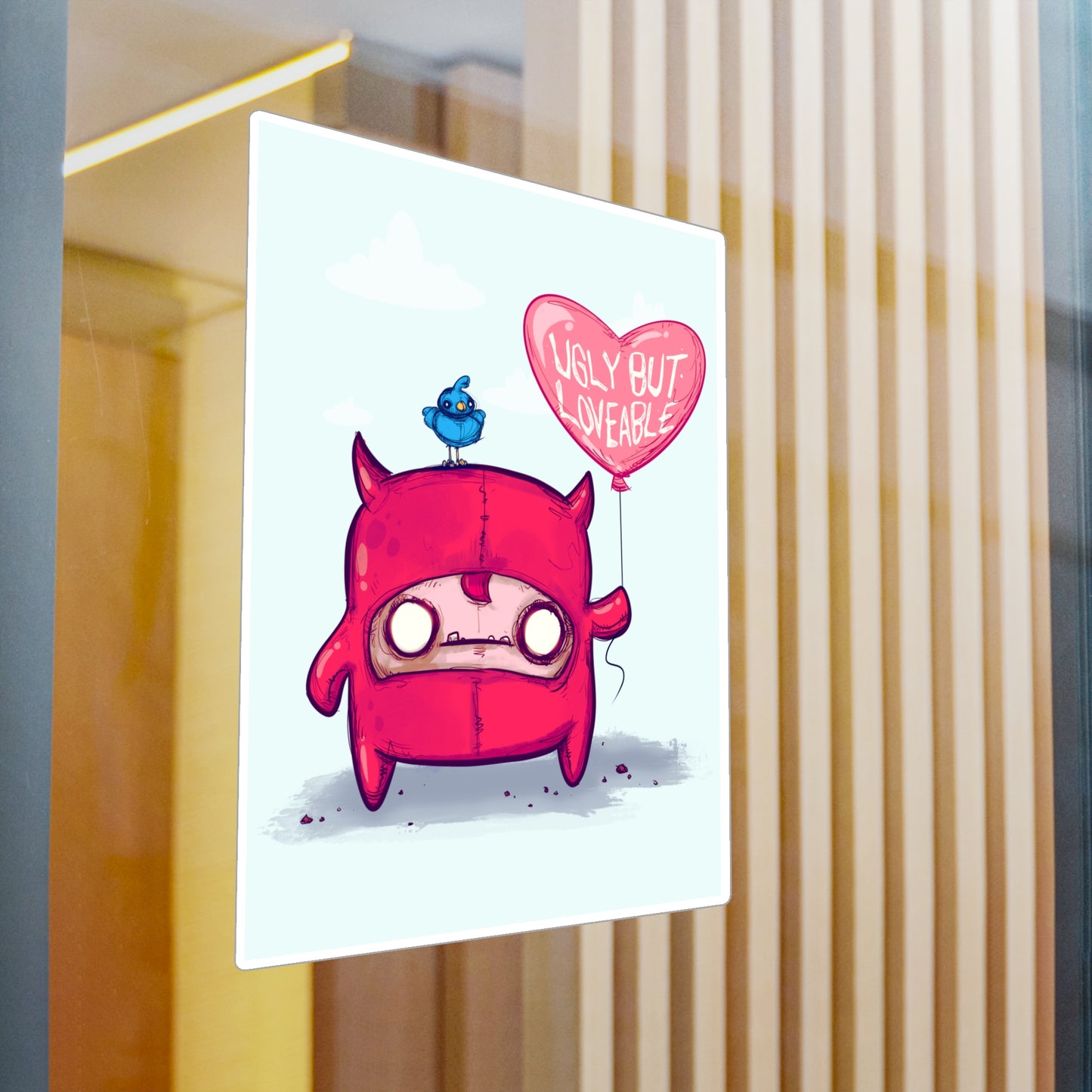 Ugly Boy Kiss-Cut Vinyl Decal