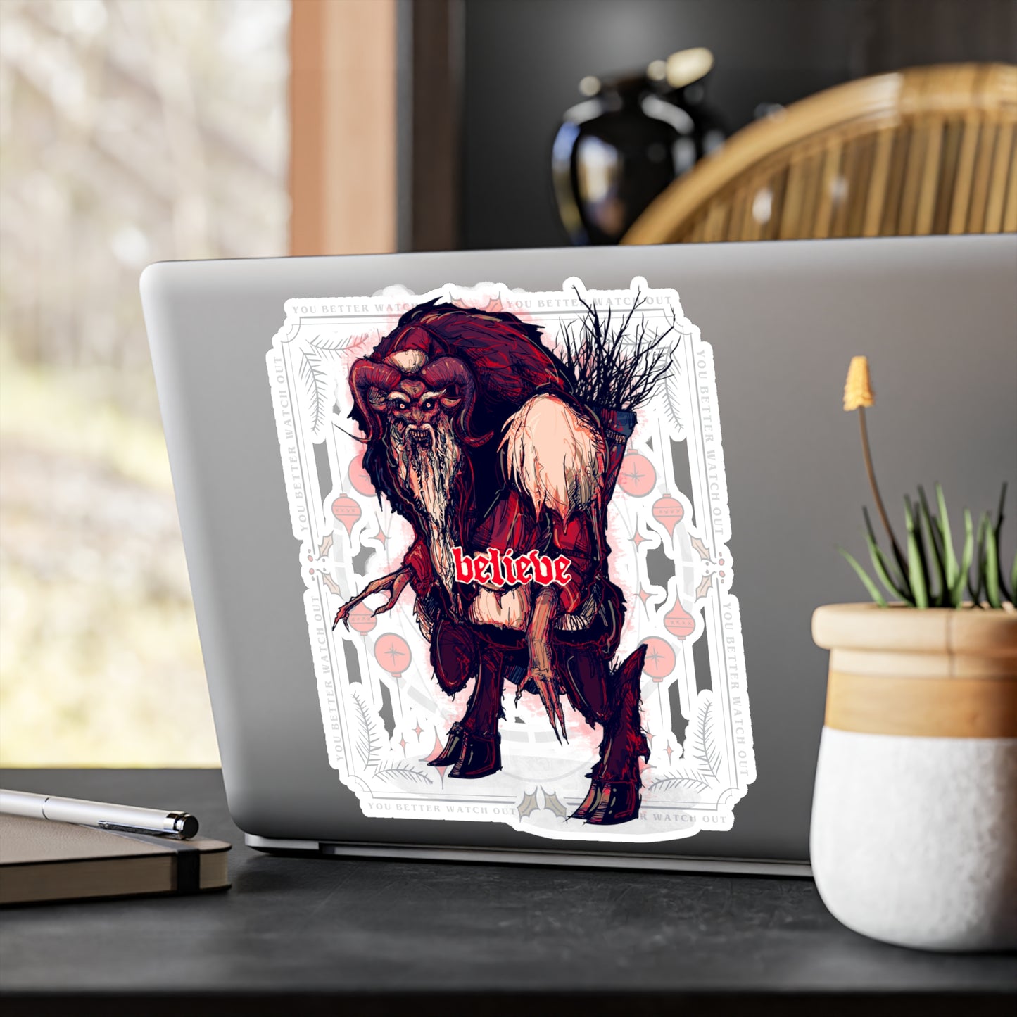 Believe Kiss-Cut Vinyl Decal