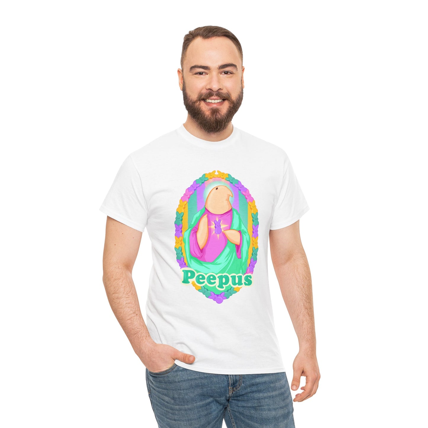 Peepus Unisex Heavy Cotton Tee