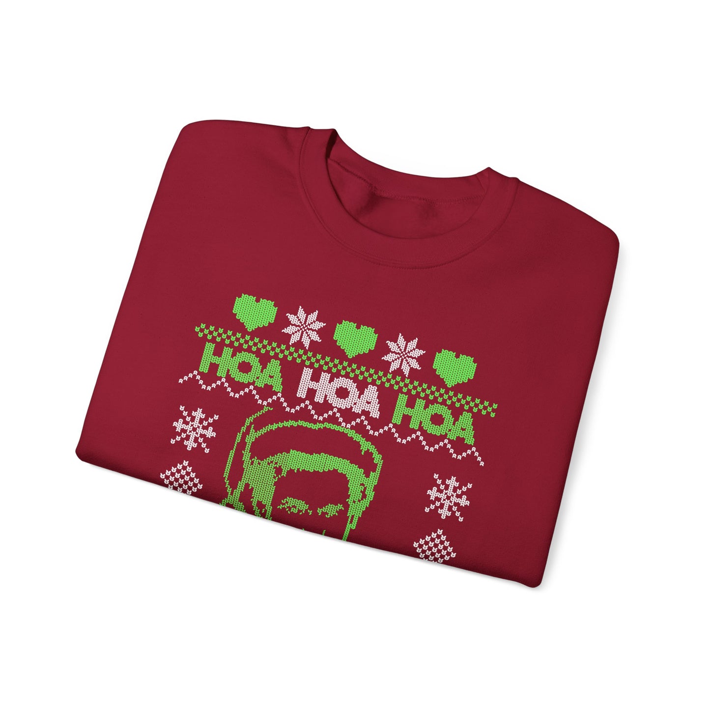 HOA HOA HOA Christmas (Green) Unisex Heavy Blend™ Crewneck Sweatshirt