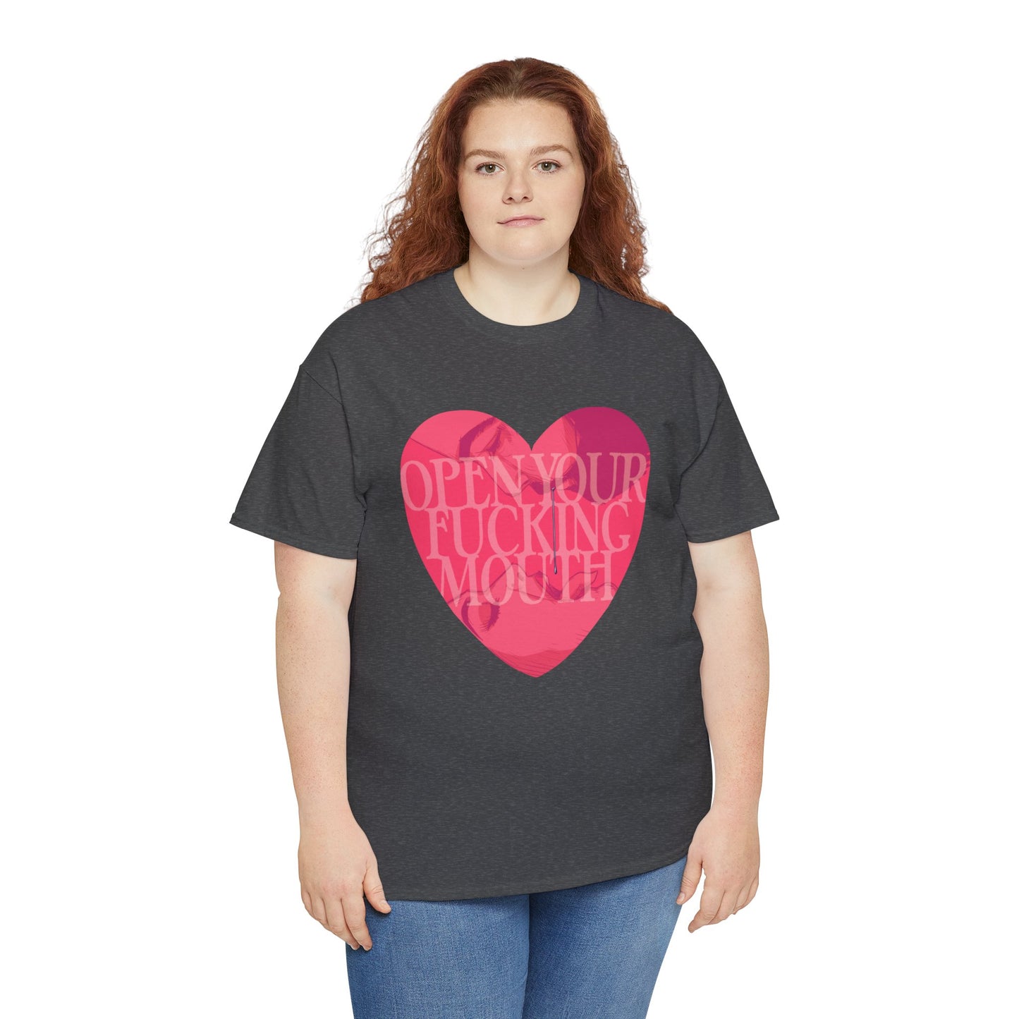 Open Your Mouth Unisex Heavy Cotton Tee
