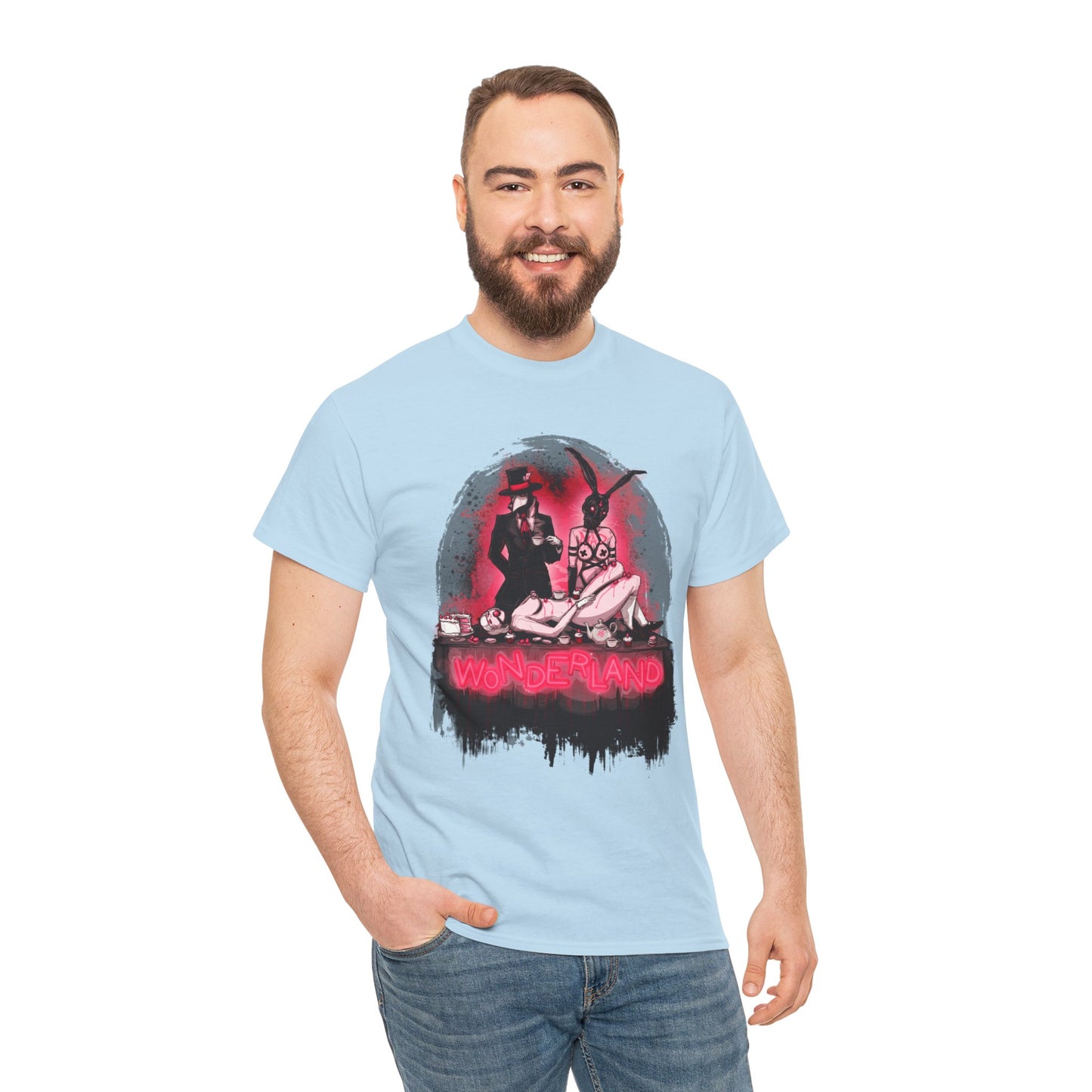 Wonderland Unisex Heavy Cotton Tee