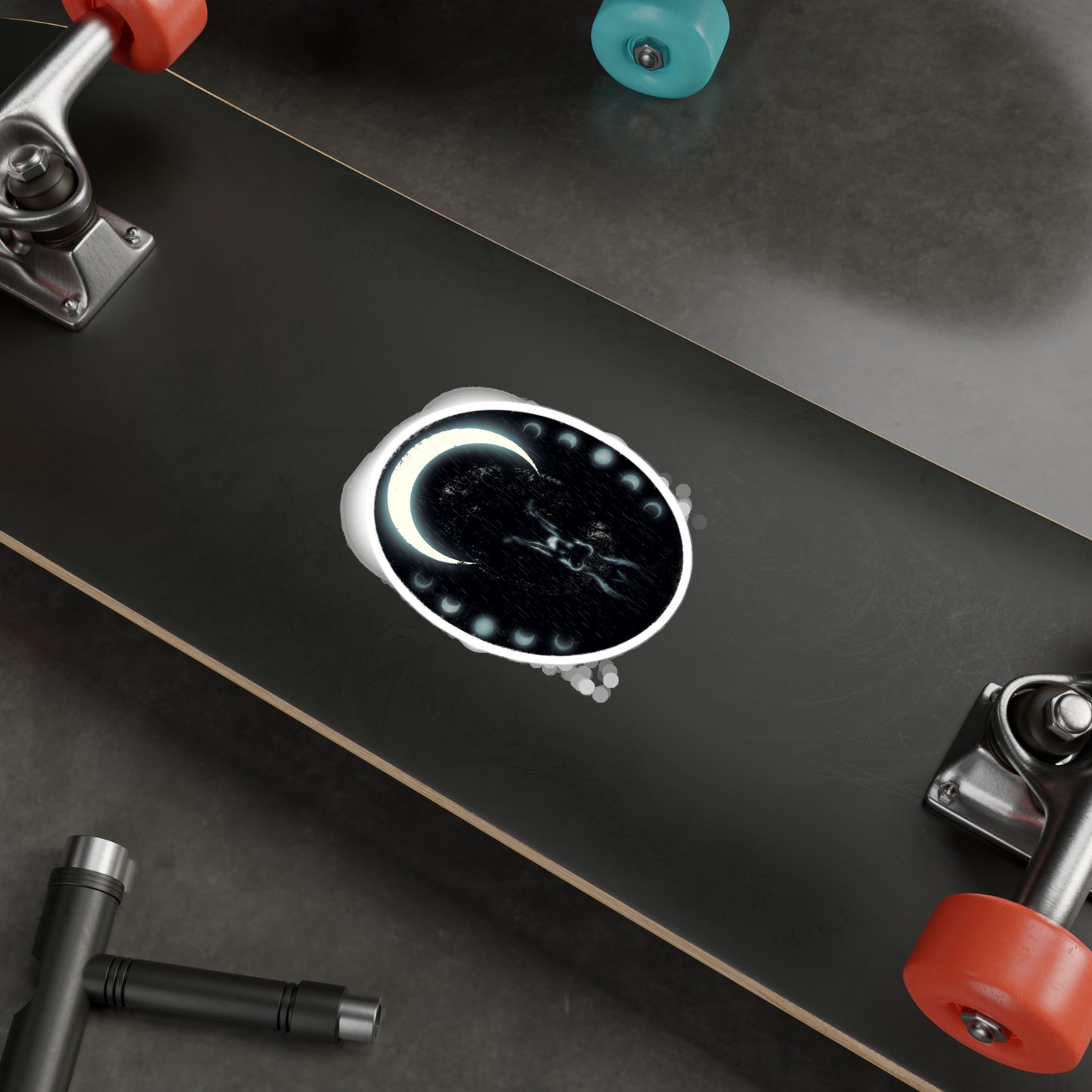 Moon Bath Kiss-Cut Vinyl Decal