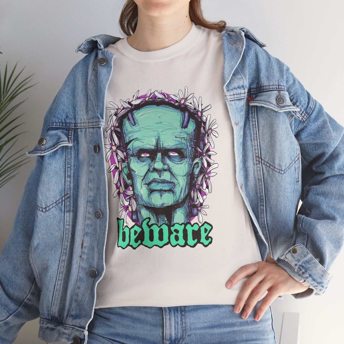 Beware Unisex Heavy Cotton Tee
