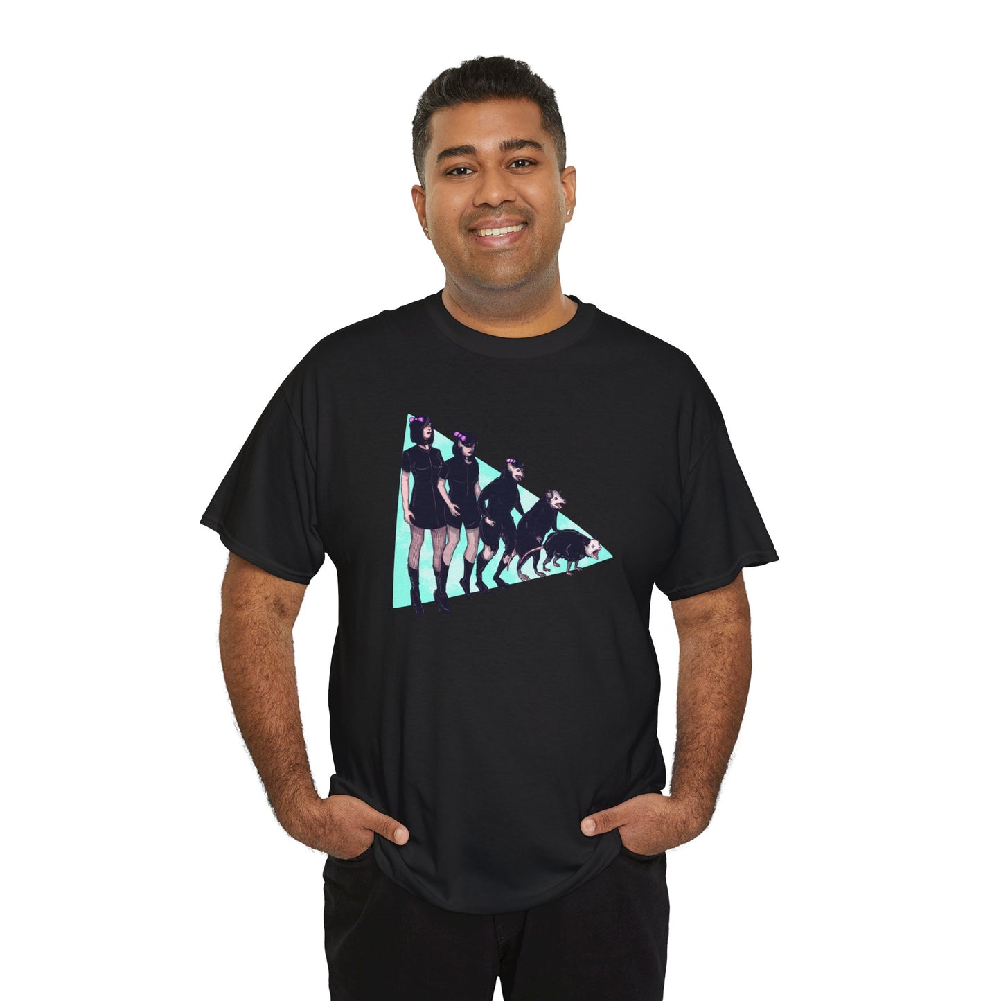 Opossum Girl Unisex Heavy Cotton Tee