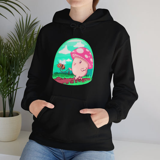 Bee Walk Unisex Heavy Blend Hooded Sweatshirt