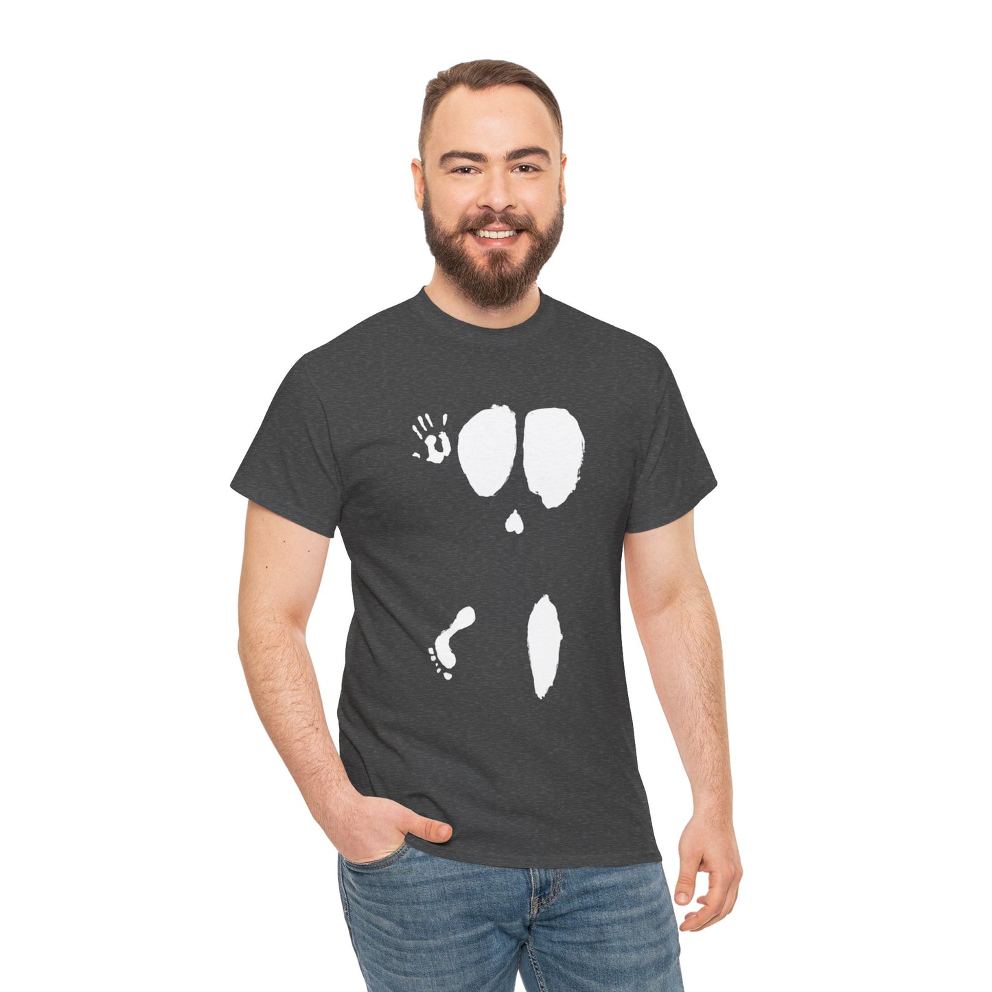 Ball Print Unisex Heavy Cotton Tee