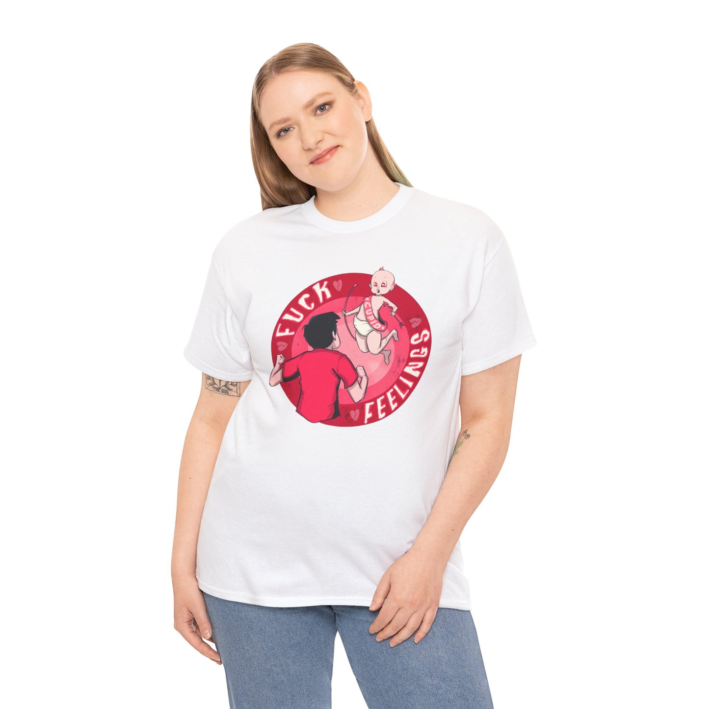 F Feelings Unisex Heavy Cotton Tee