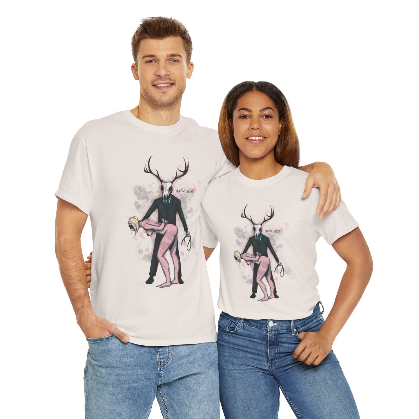 Deer Daddy Series 3: Hold Still Unisex Heavy Cotton Tee