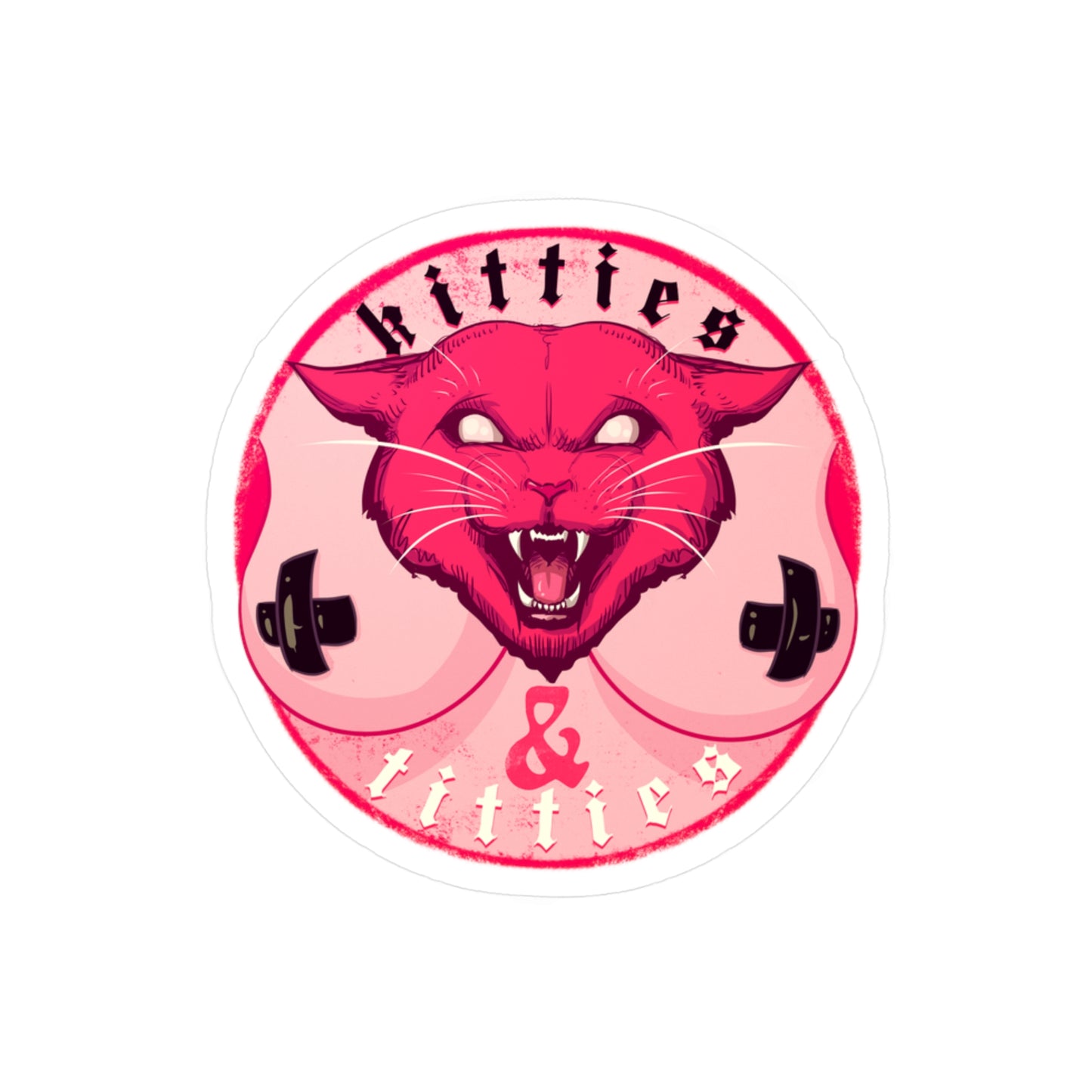 Kitties & Titties II Kiss-Cut Vinyl Decal