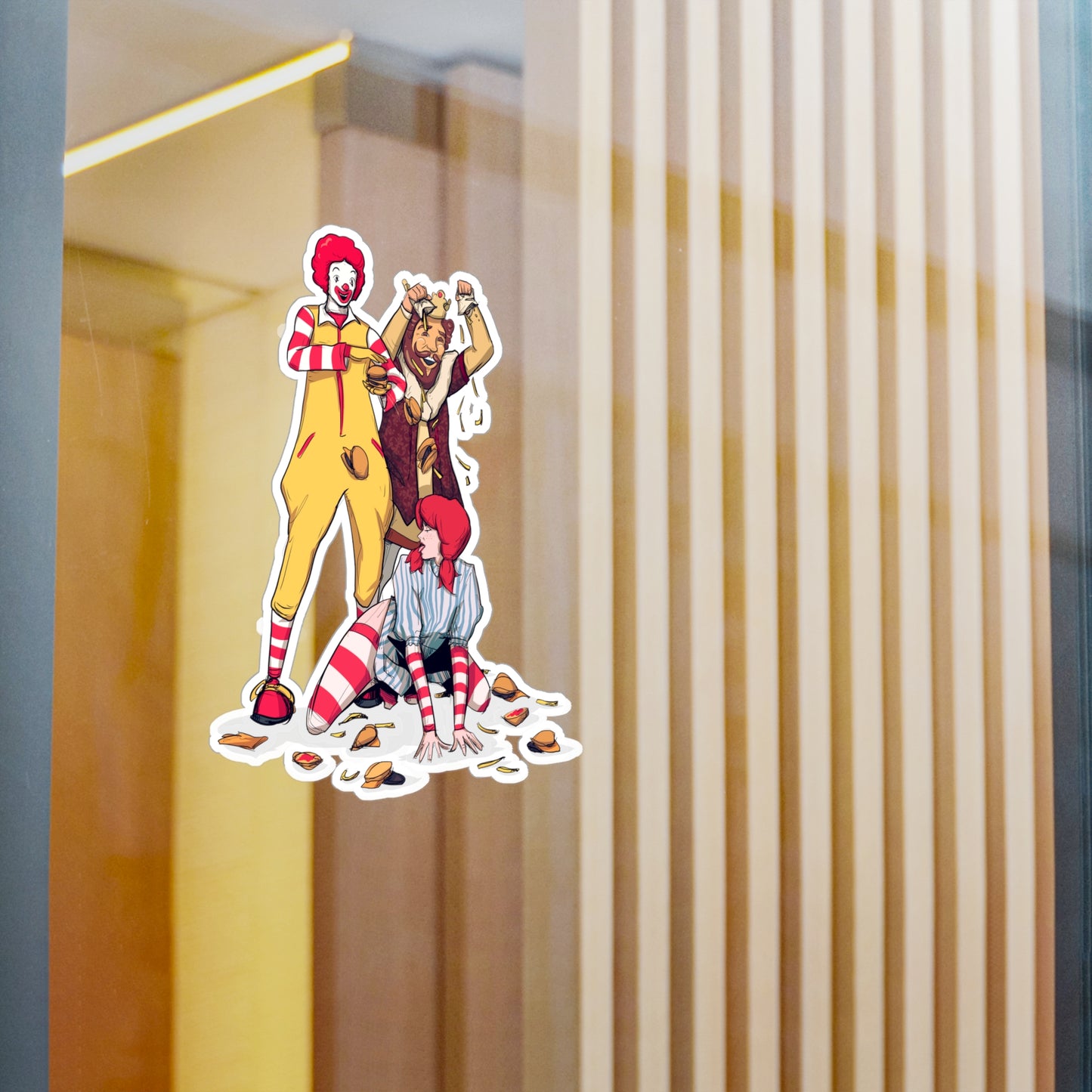 Burgers & Fries Kiss-Cut Vinyl Decal