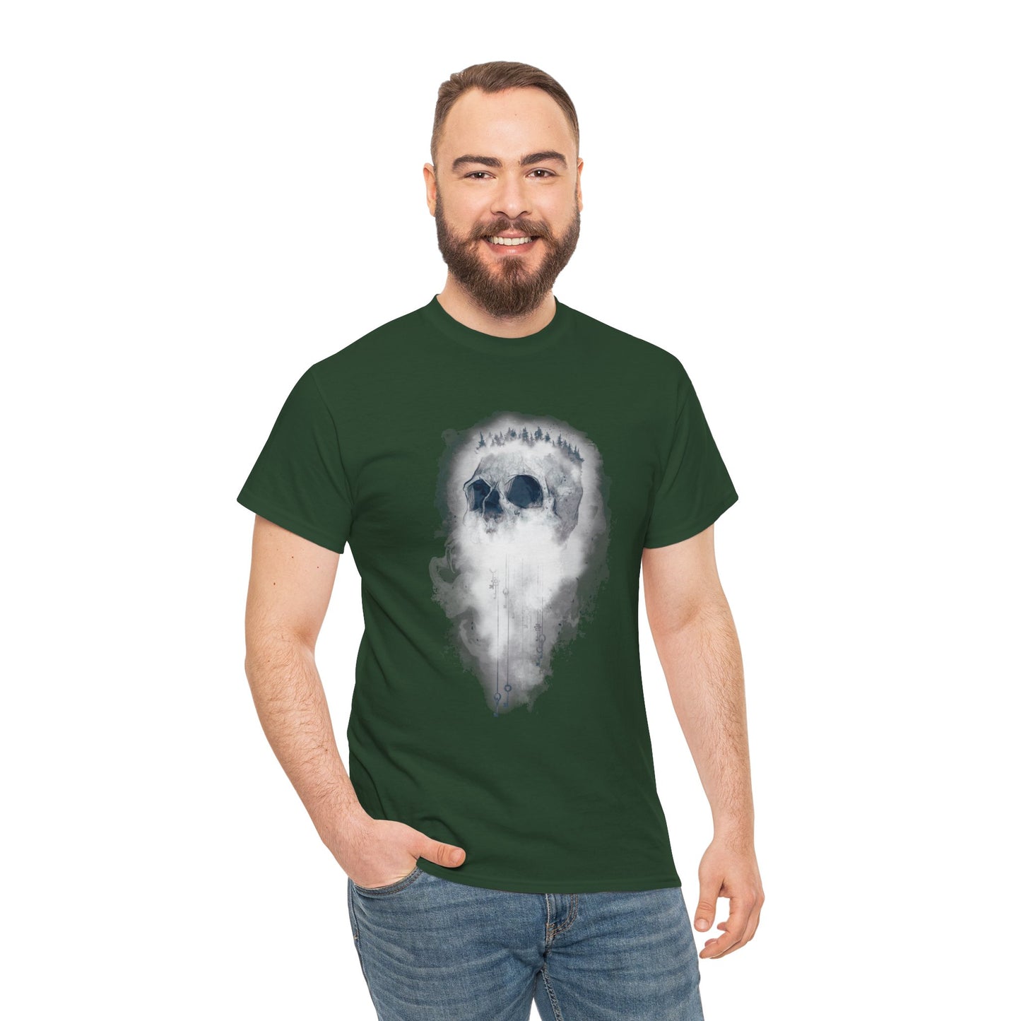 Elemental Skull Air Unisex Heavy Cotton Tee