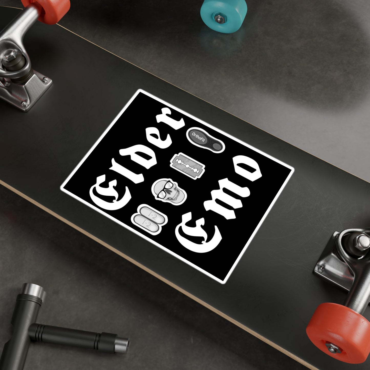 Elder Emo Kiss-Cut Vinyl Decal