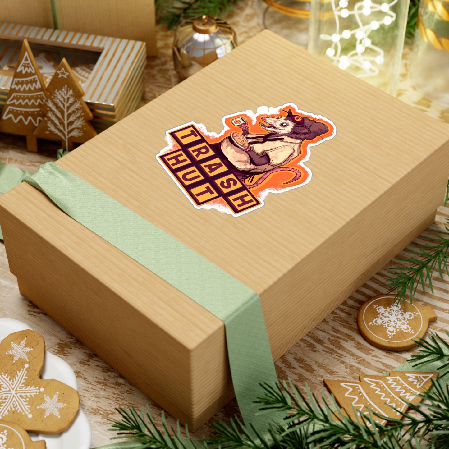 Trash Hut Kiss-Cut Vinyl Decal