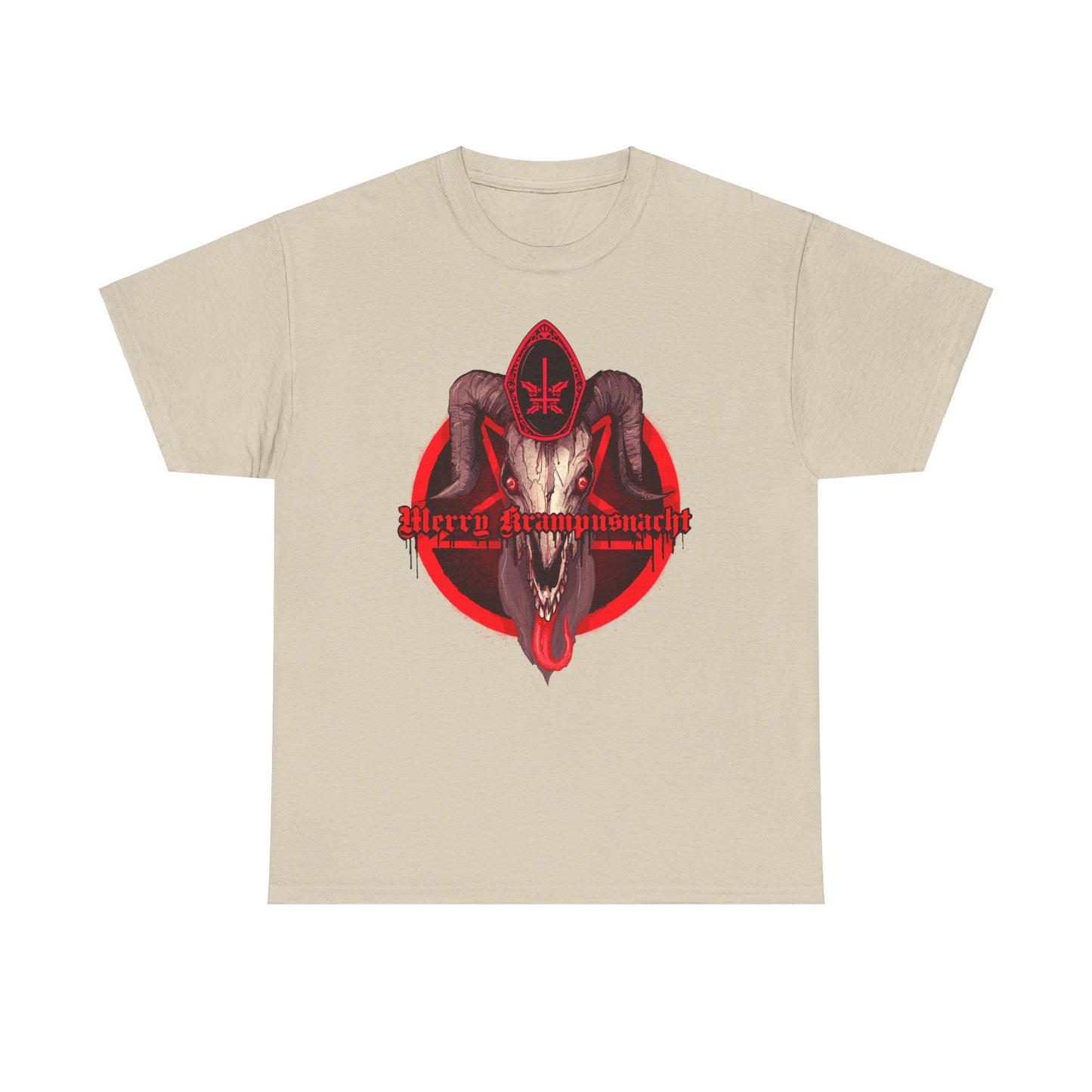 Merry Krampusnacht Unisex Heavy Cotton Tee
