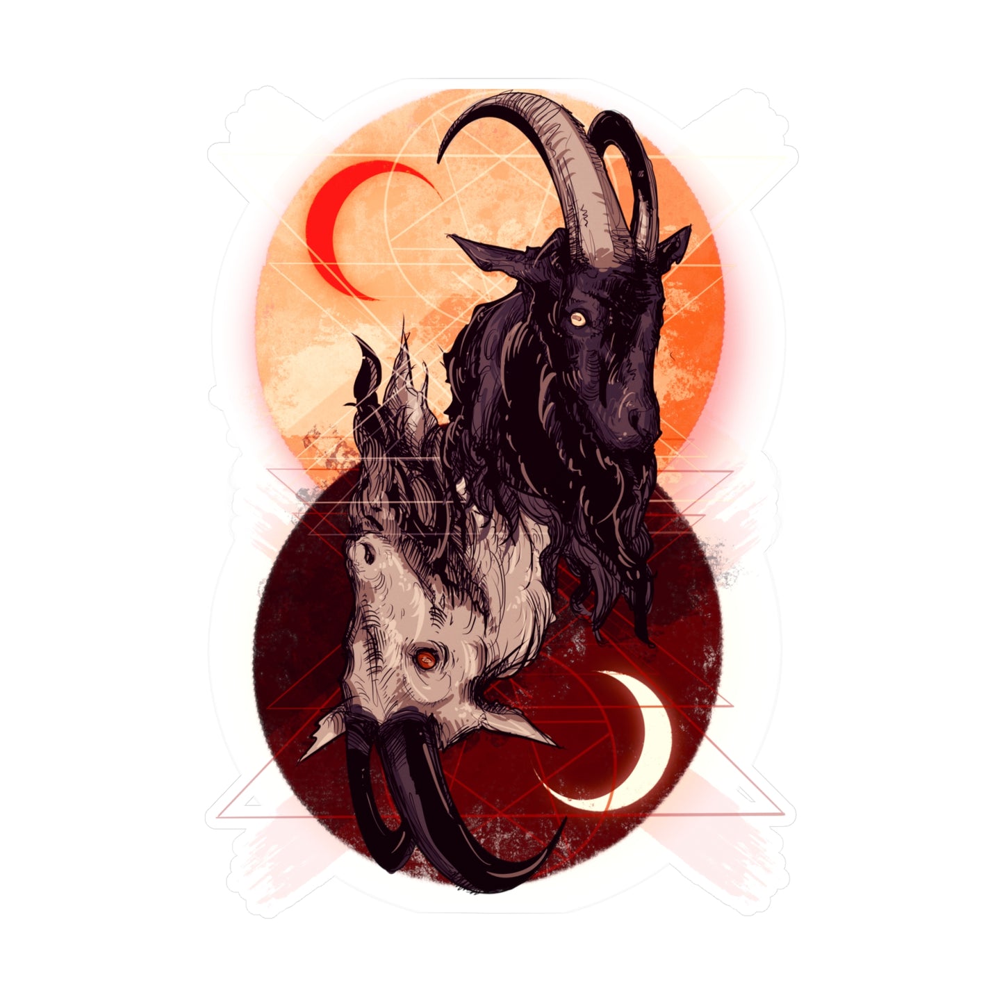 As Above So Below V Kiss-Cut Vinyl Decal