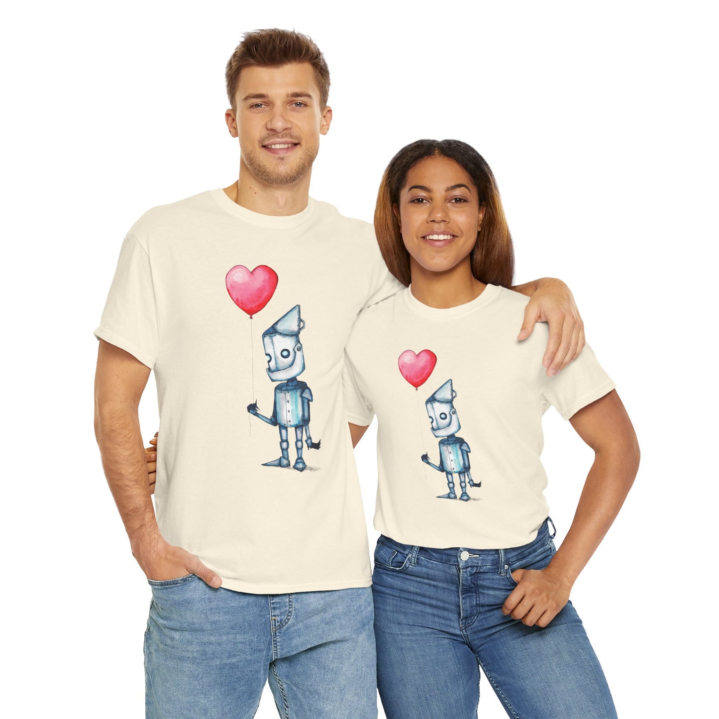 Tinman Gets A Heart Unisex Heavy Cotton Tee