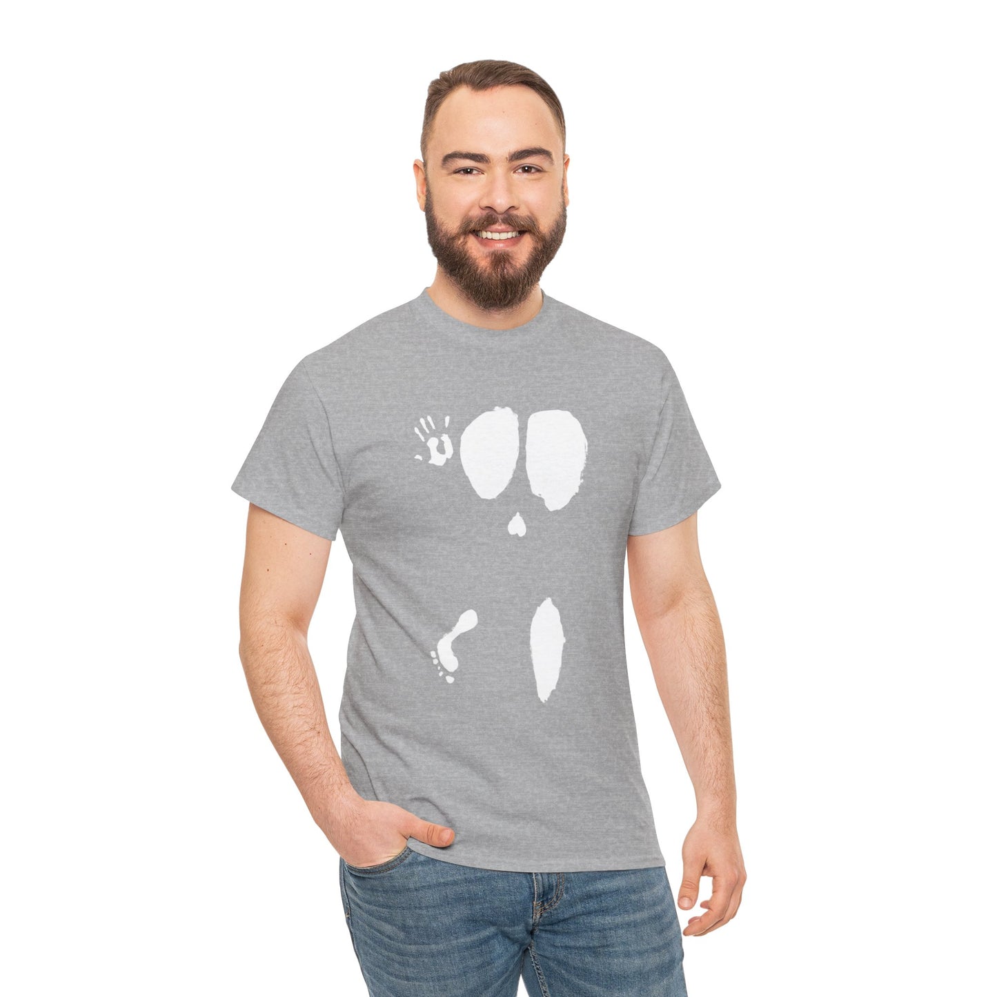 Ball Print Unisex Heavy Cotton Tee