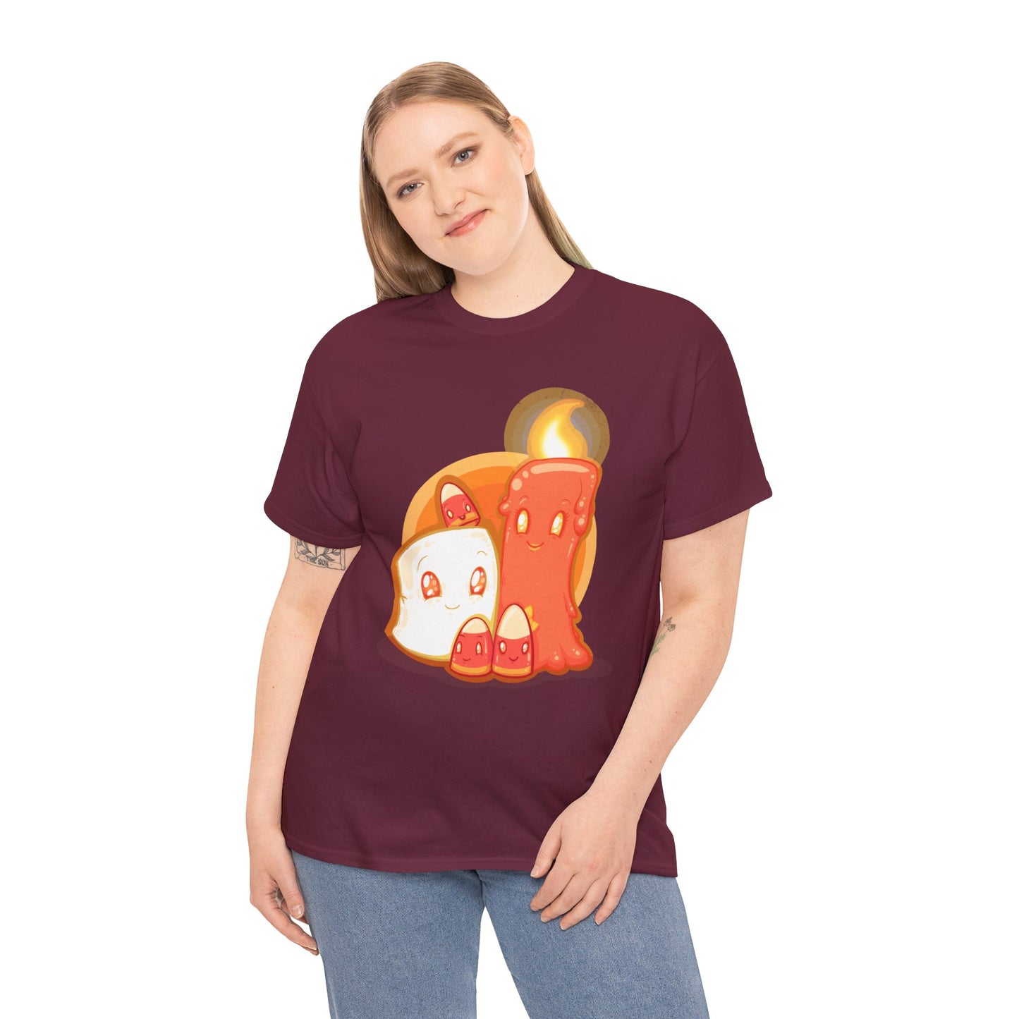 How Candy Corn Is Made Unisex Heavy Cotton Tee
