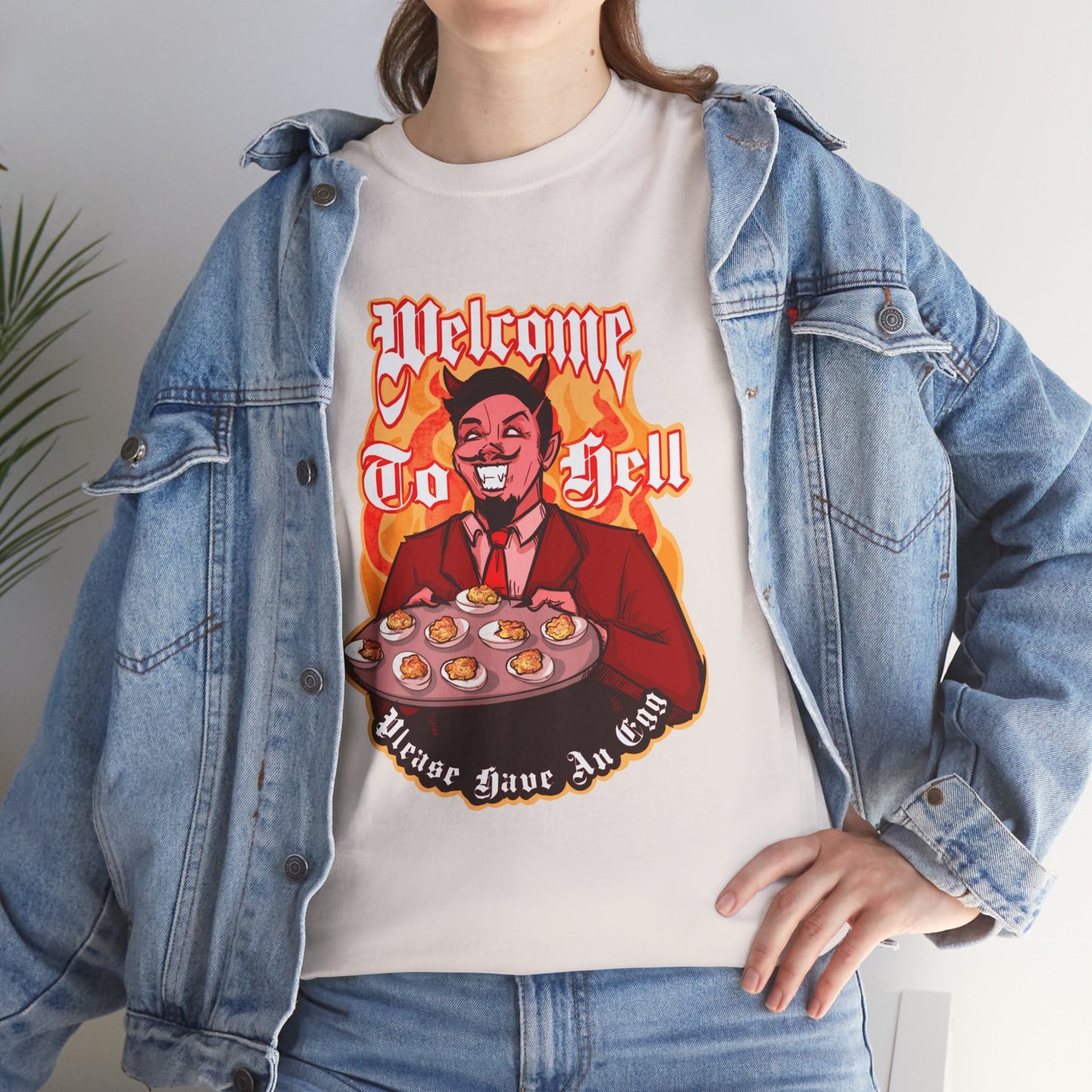 Deviled Eggs Unisex Heavy Cotton Tee