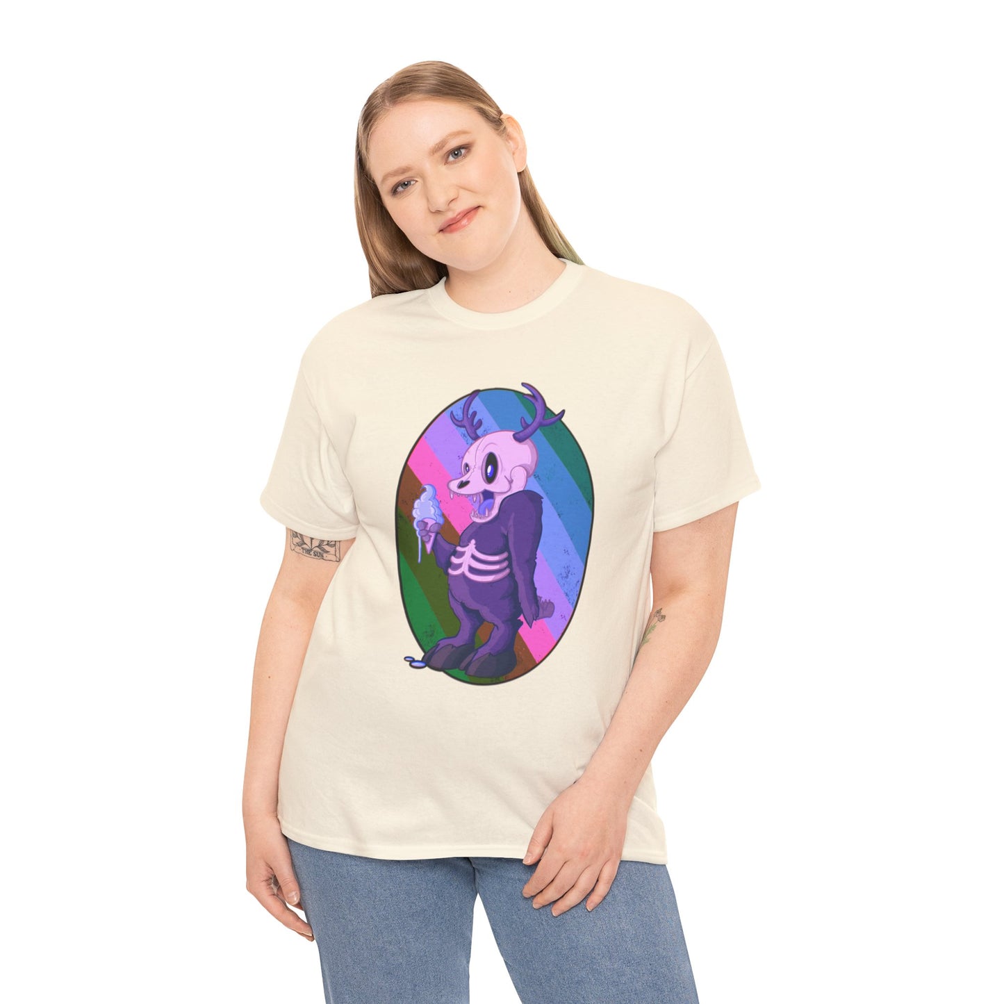 Monster Ice Cream Unisex Heavy Cotton Tee