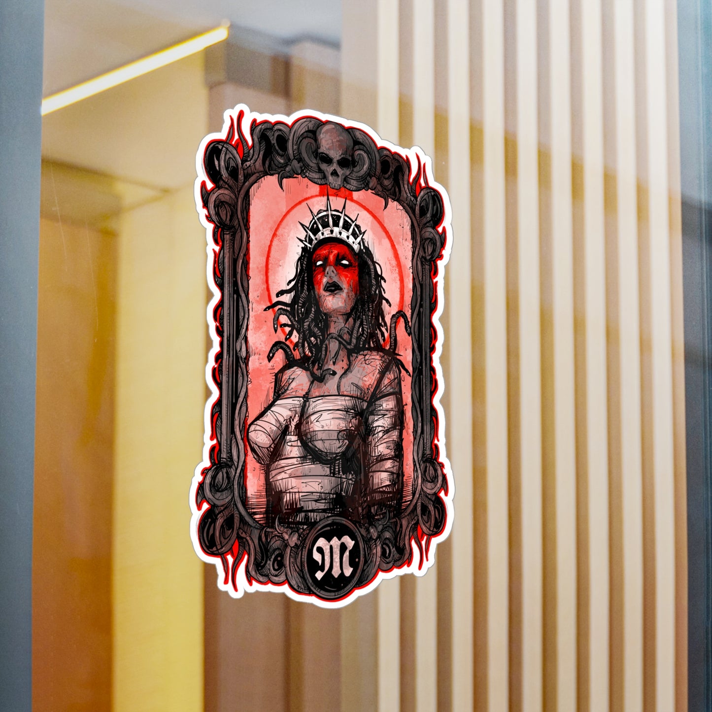 Queen Medusa Kiss-Cut Vinyl Decal