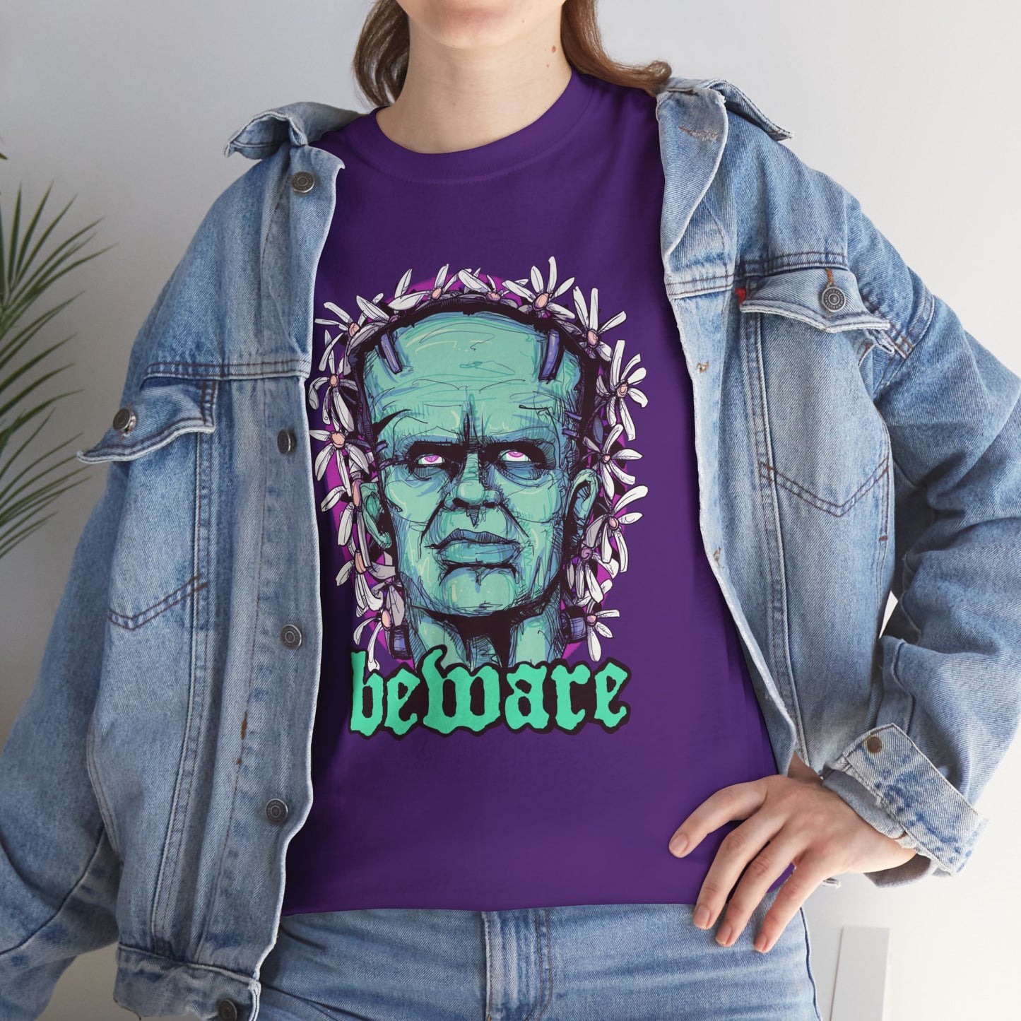 Beware Unisex Heavy Cotton Tee