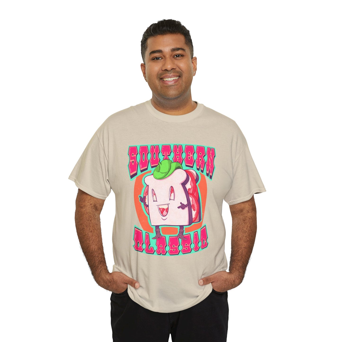 Tomato Sandwich Unisex Heavy Cotton Tee
