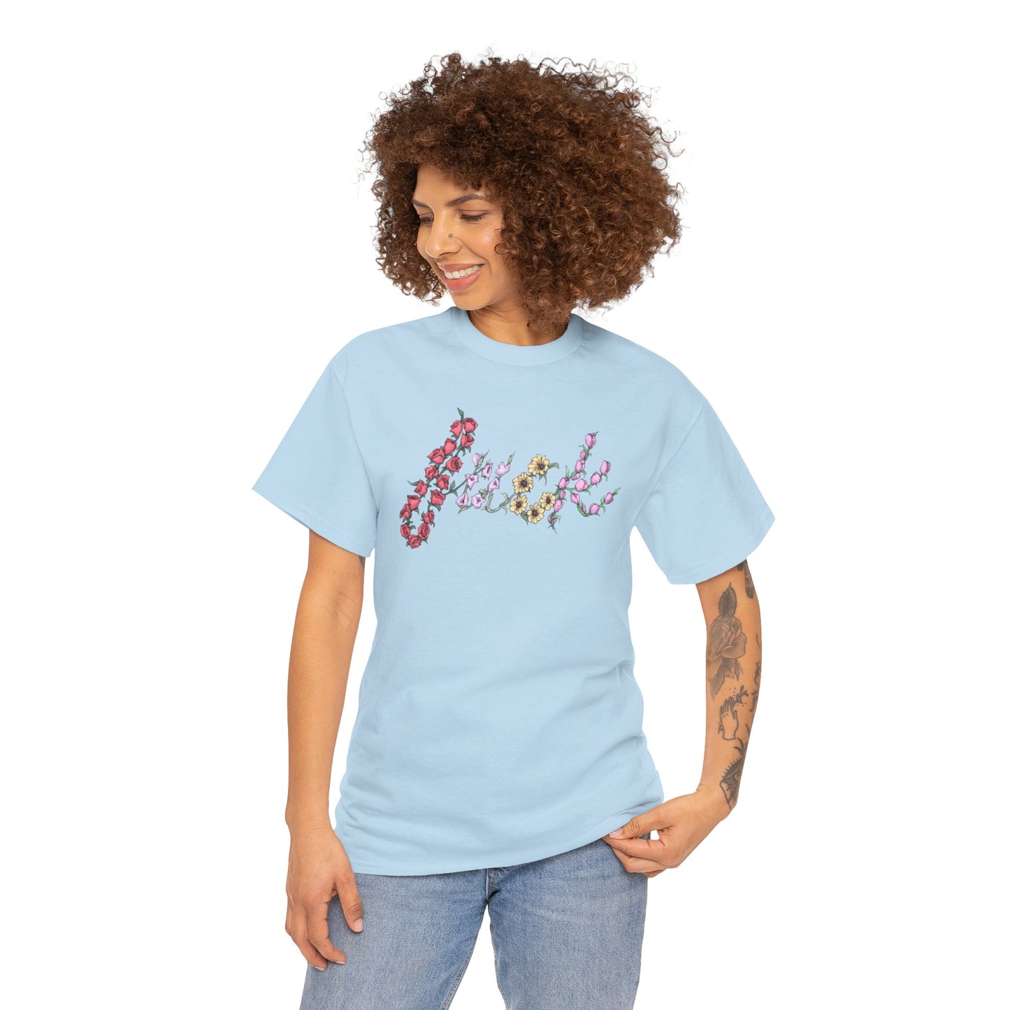 Floral AF Unisex Heavy Cotton Tee