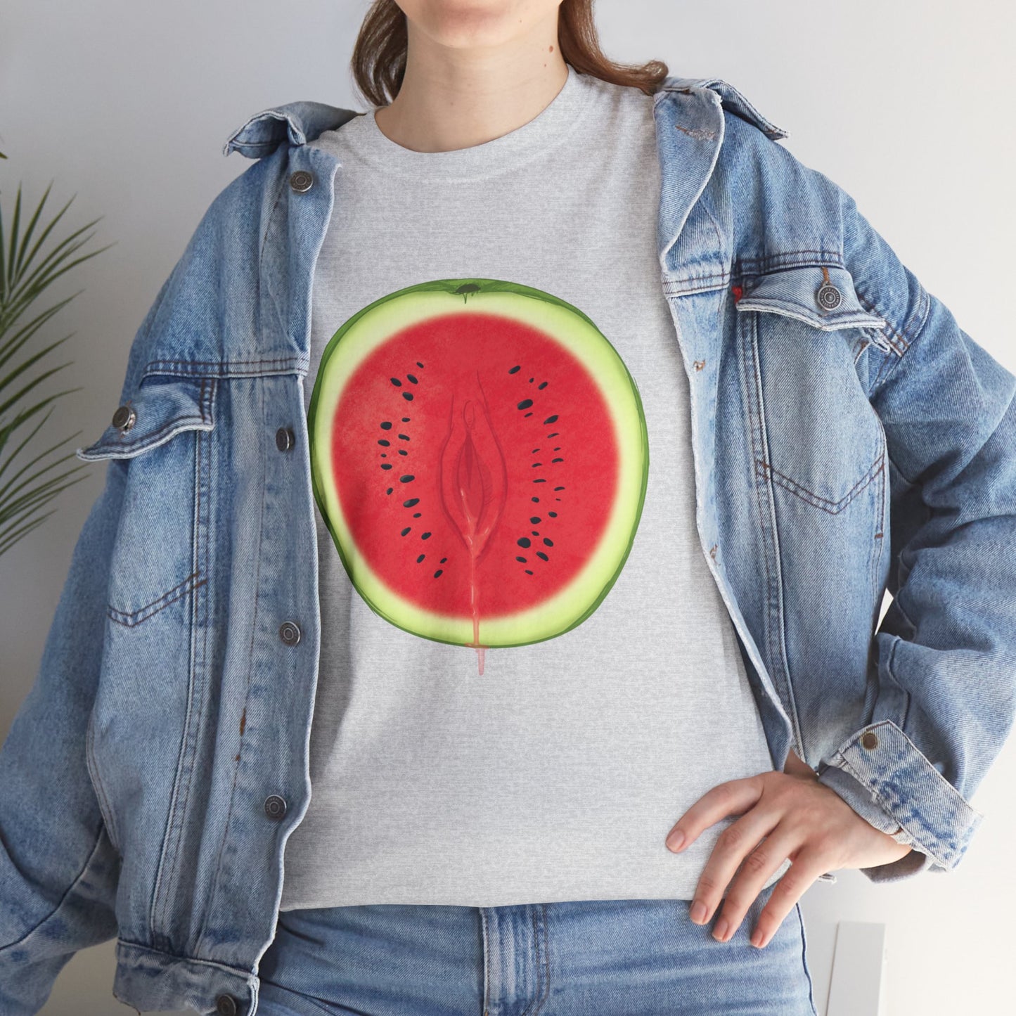Juicy Watermelon Unisex Heavy Cotton Tee