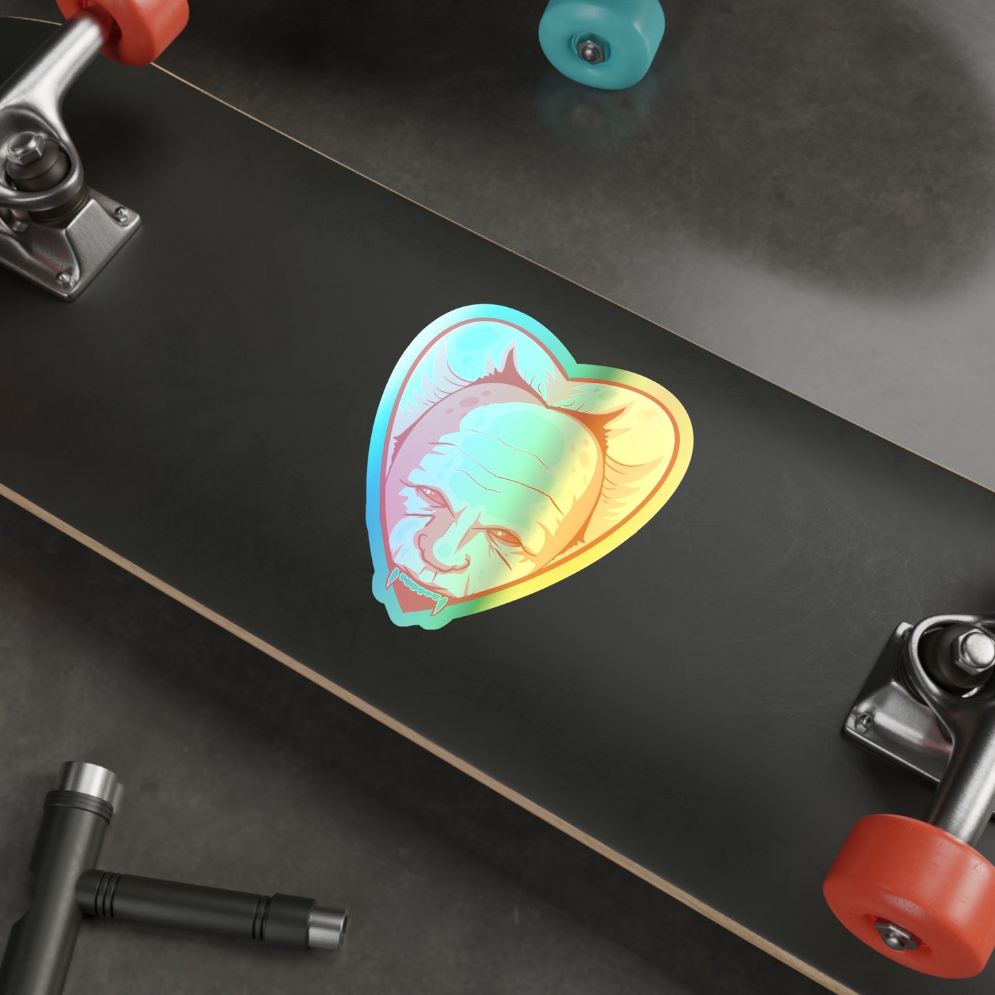 Vampire Love Holographic Die-cut Stickers