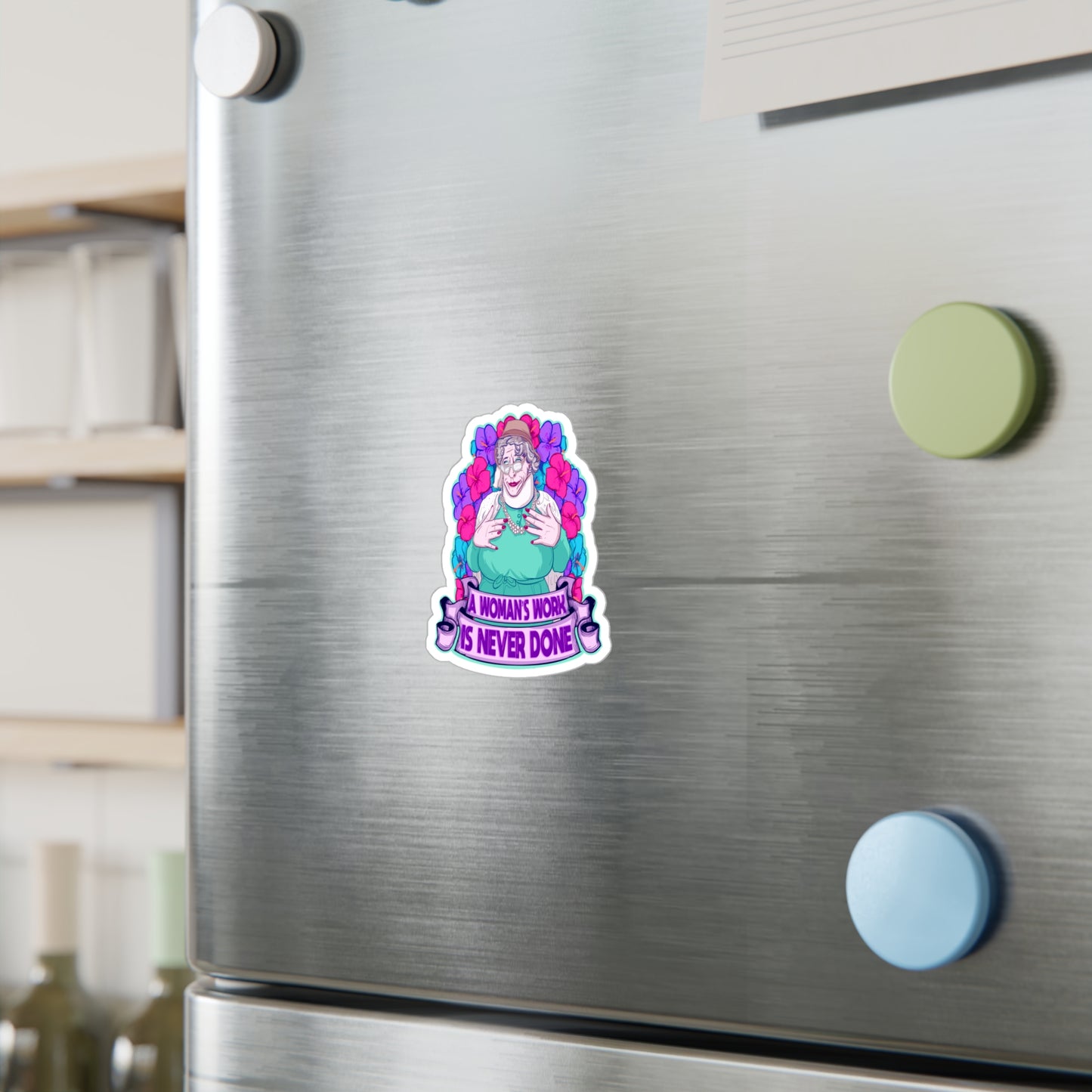 Auntie Nelda Kiss-Cut Vinyl Decal