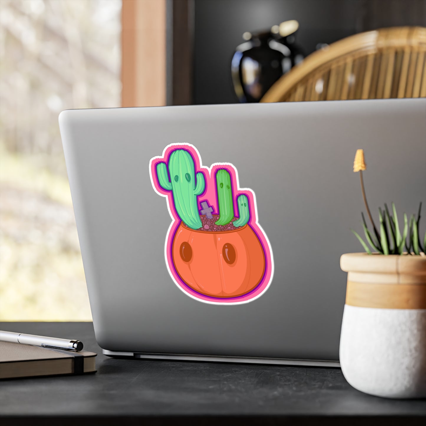 Spooky Succulents Kiss-Cut Vinyl Decal