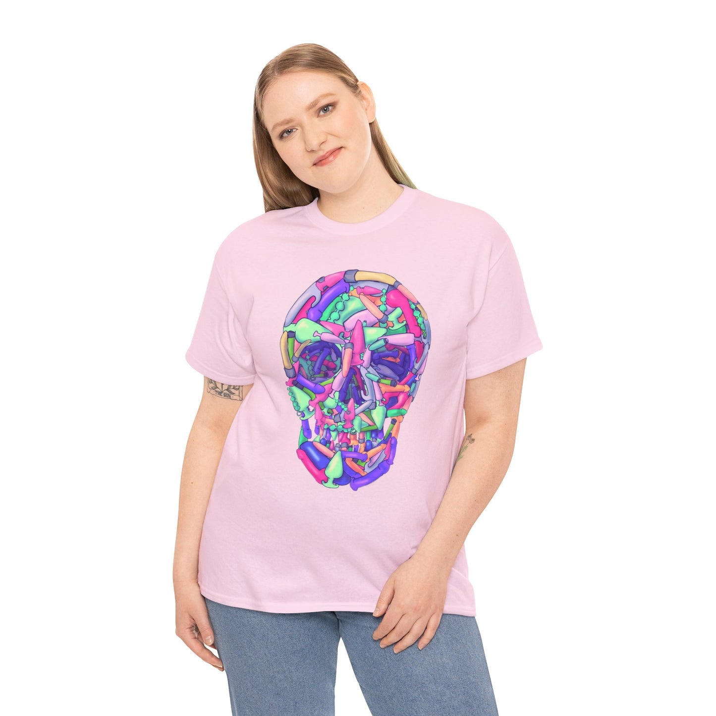 Sex Toy Skull Unisex Heavy Cotton Tee