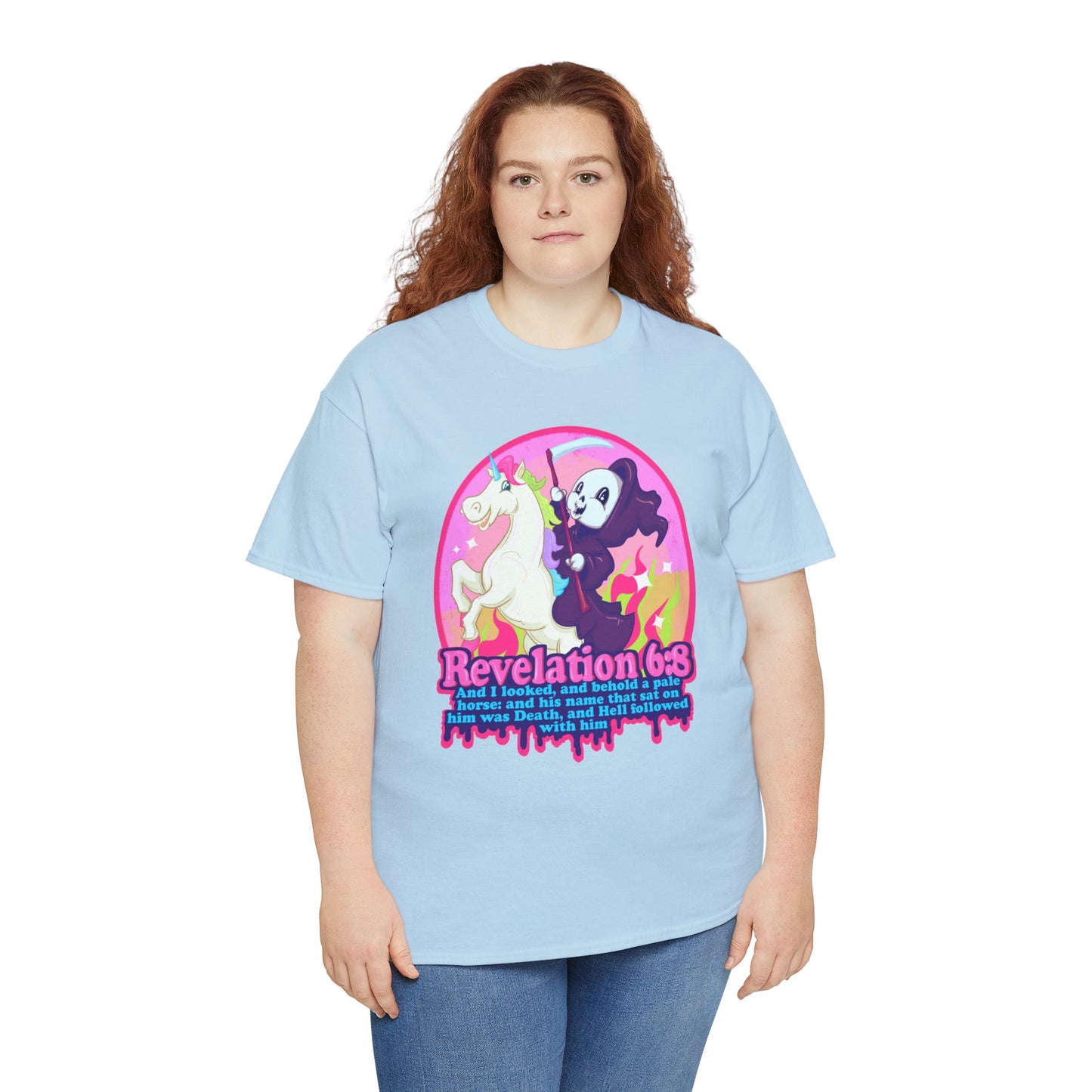 Revelation 6:8 Unisex Heavy Cotton Tee