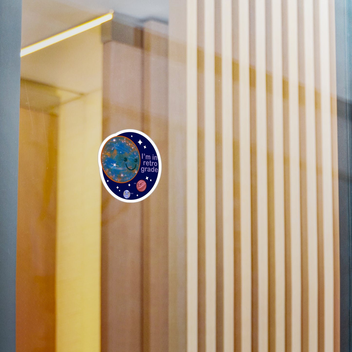 Mercury In Retrograde Kiss-Cut Vinyl Decal