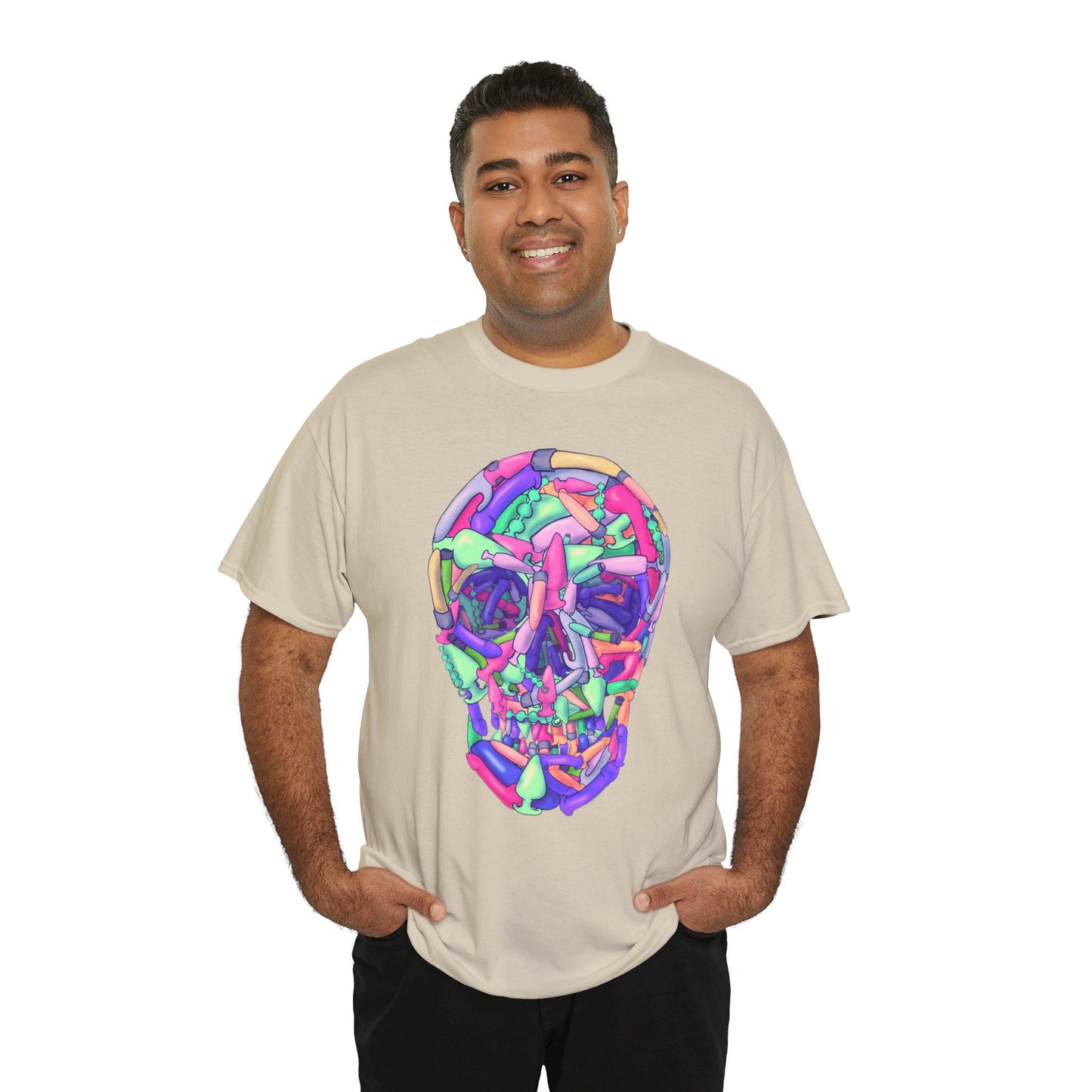 Sex Toy Skull Unisex Heavy Cotton Tee