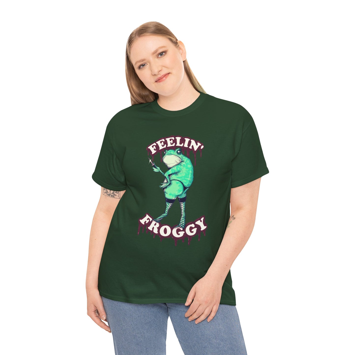 Feelin Froggy Unisex Heavy Cotton Tee