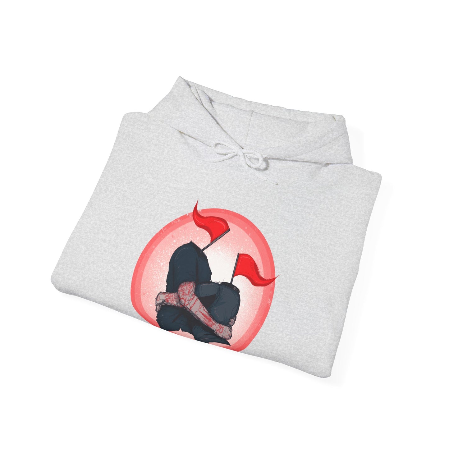 Red Flags Unisex Heavy Blend Hooded Sweatshirt
