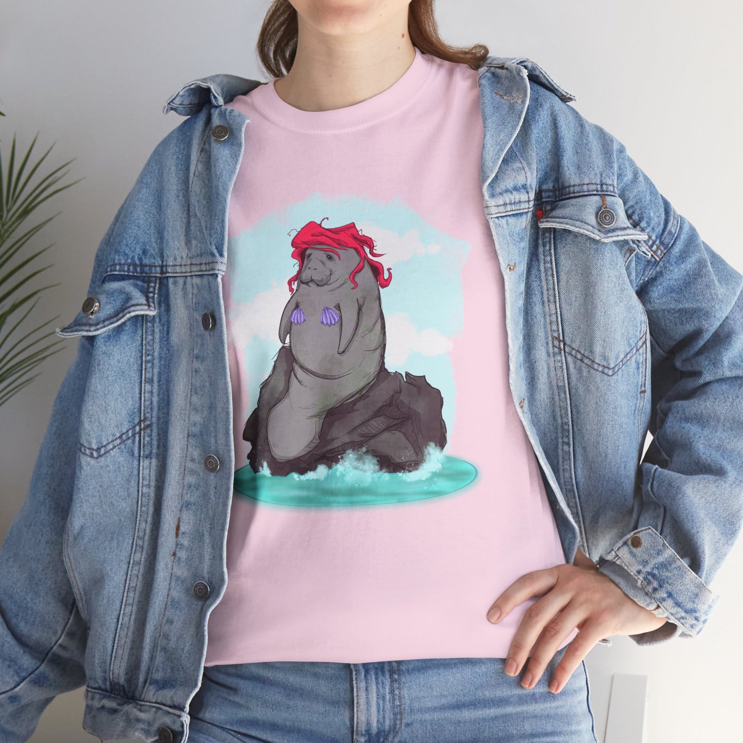 The Big Manatee Unisex Heavy Cotton Tee