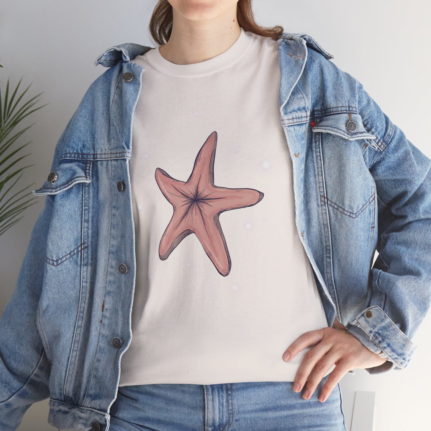 Chocolate Starfish Unisex Heavy Cotton Tee