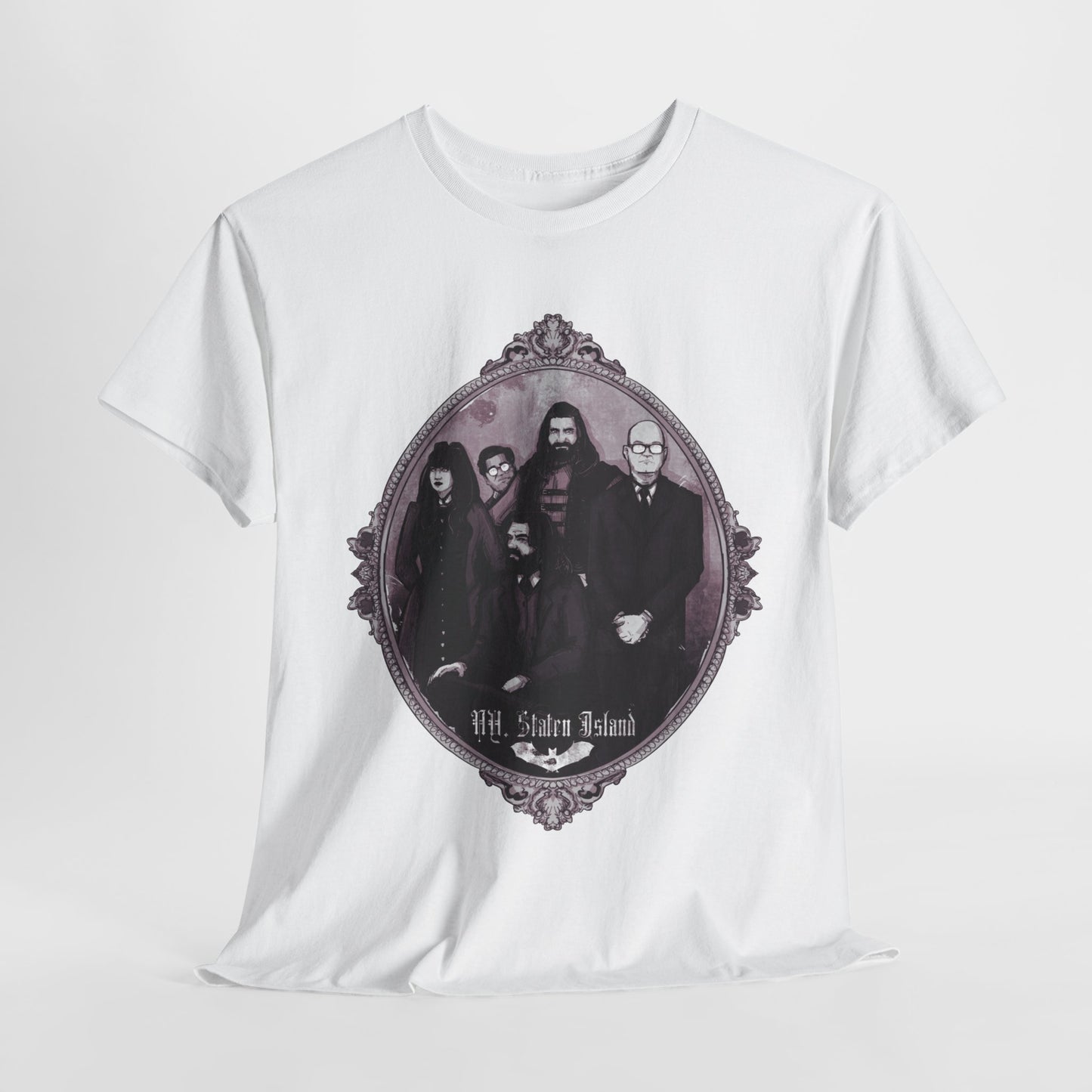 Vampire Family Portrait Unisex Heavy Cotton Tee